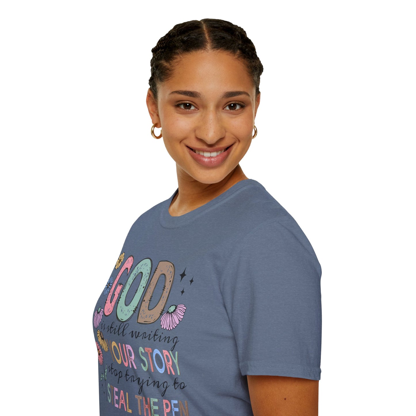God is Still Writing Your Story T-Shirt, Inspirational Tee, Faith-Based Shirt, Gift for Believers, Christian Apparel, Affirmation Top