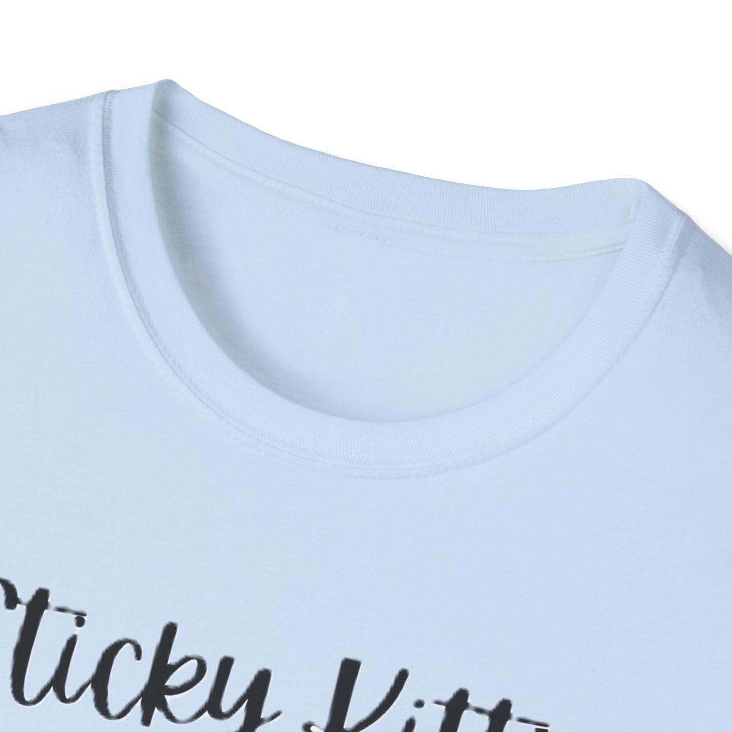Sticky Kitty Town Unisex T-Shirt, Cute Cat Tee, Pet Lover Gift, Casual Wear, Animal Lover T-Shirt, Fun Graphic Tee