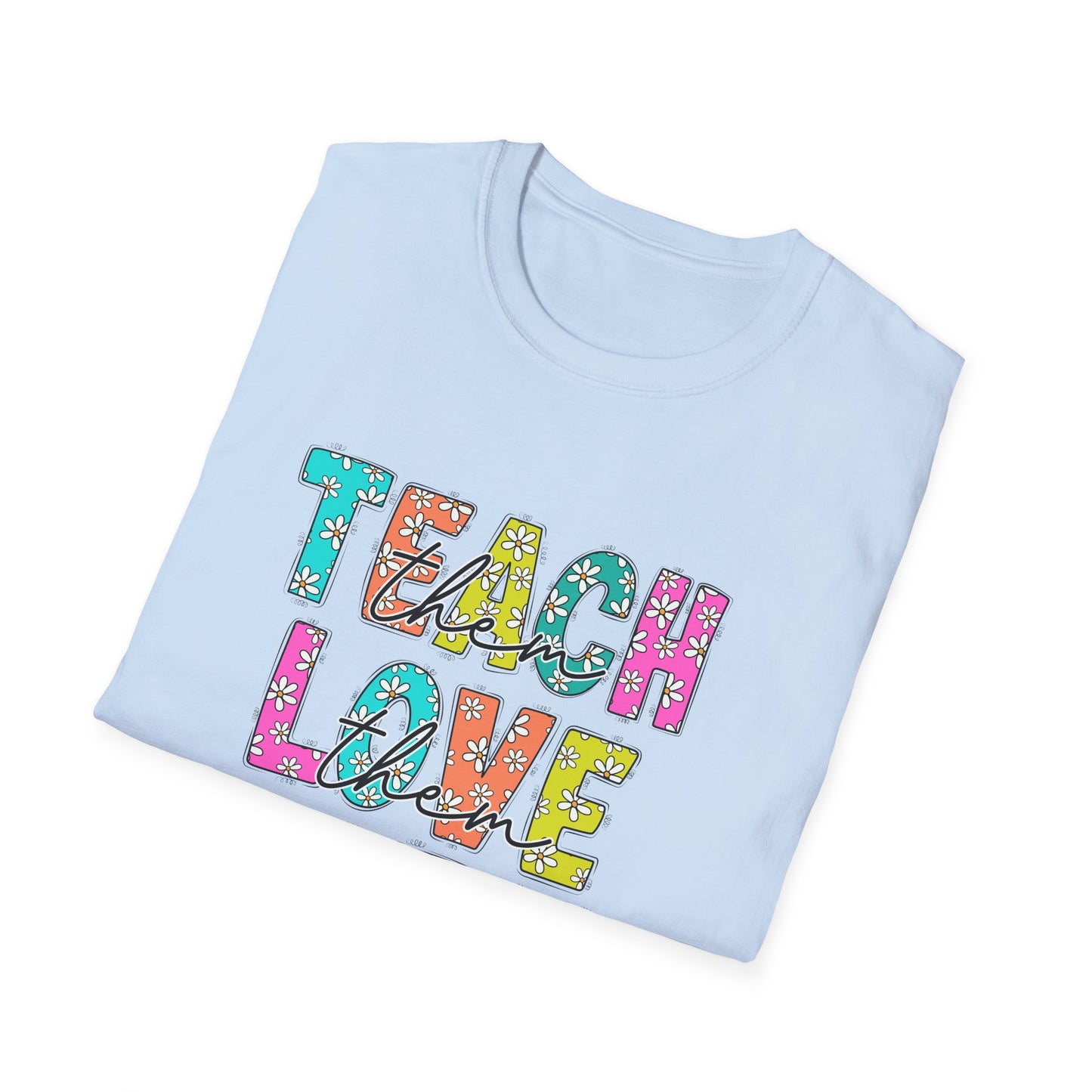 Colorful Teacher Appreciation T-Shirt, Unisex Casual Tee, Fun Gift for Educators, Back to School Shirt, Inspiring Classroom Wear