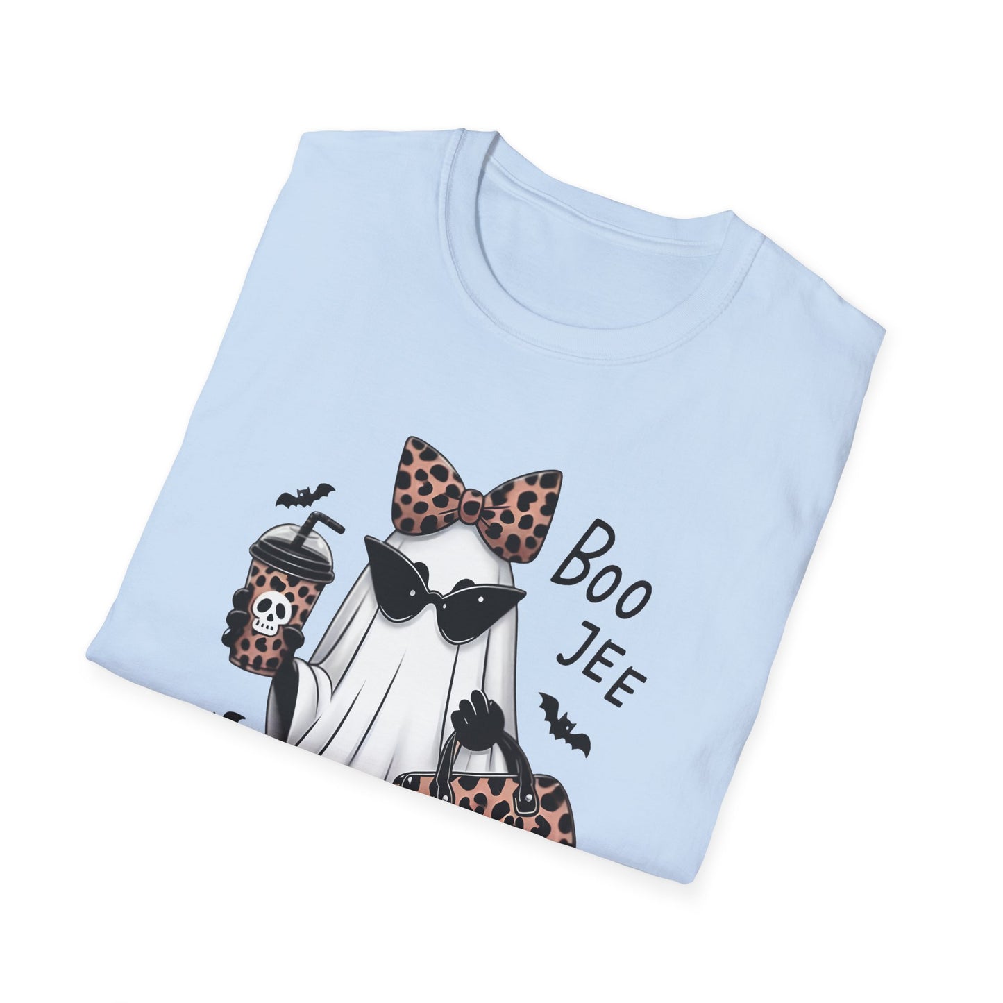 Spooky Chic T-Shirt, Halloween Shirt, Ghost Style Tee, Boo Jee Graphic Tee, Fun Unisex T-Shirt