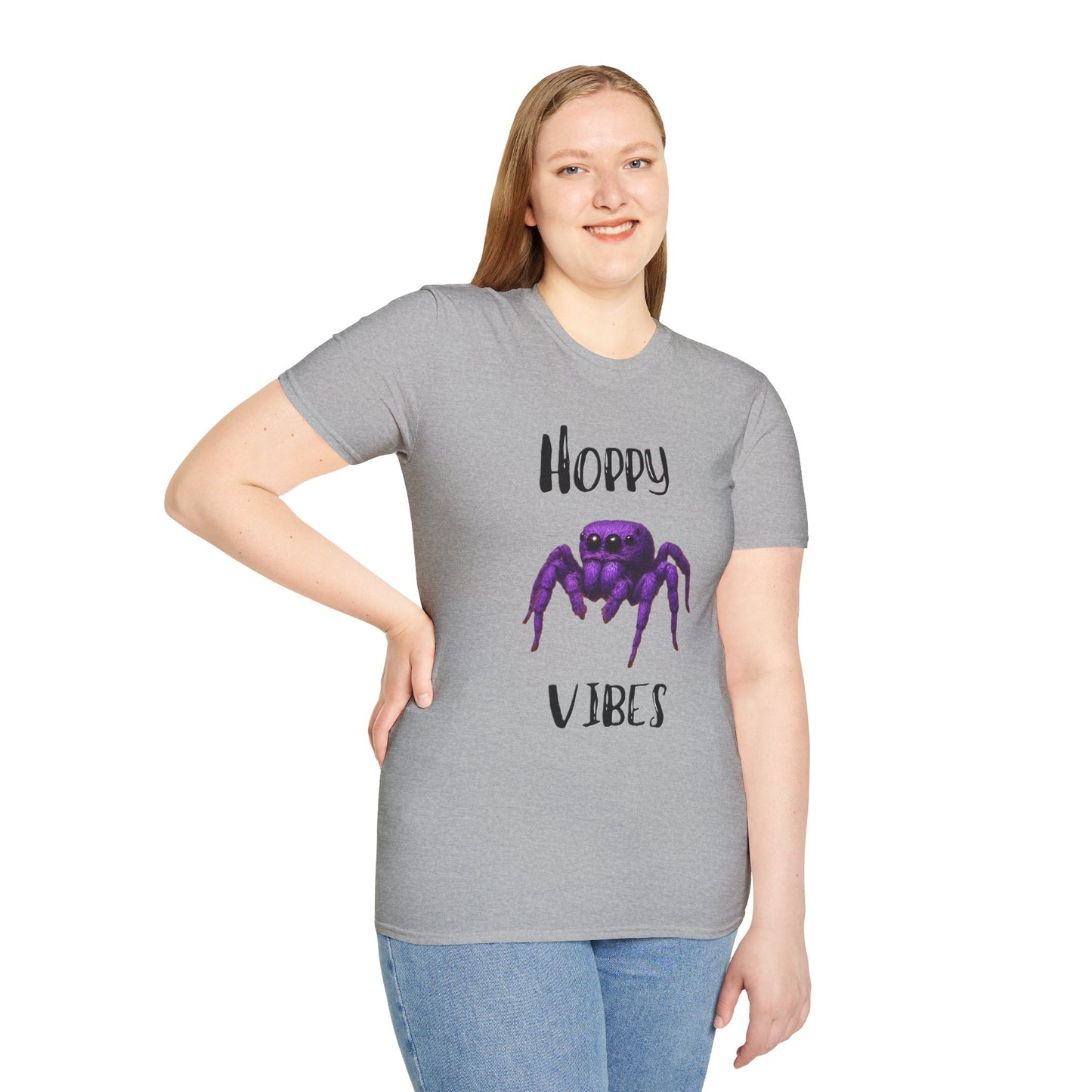 Hoppy Vibes Unisex T-Shirt | Fun Graphic Tee for Spooky Season, Casual Wear, Gift for Halloween Lovers, Unique Spooky Apparel