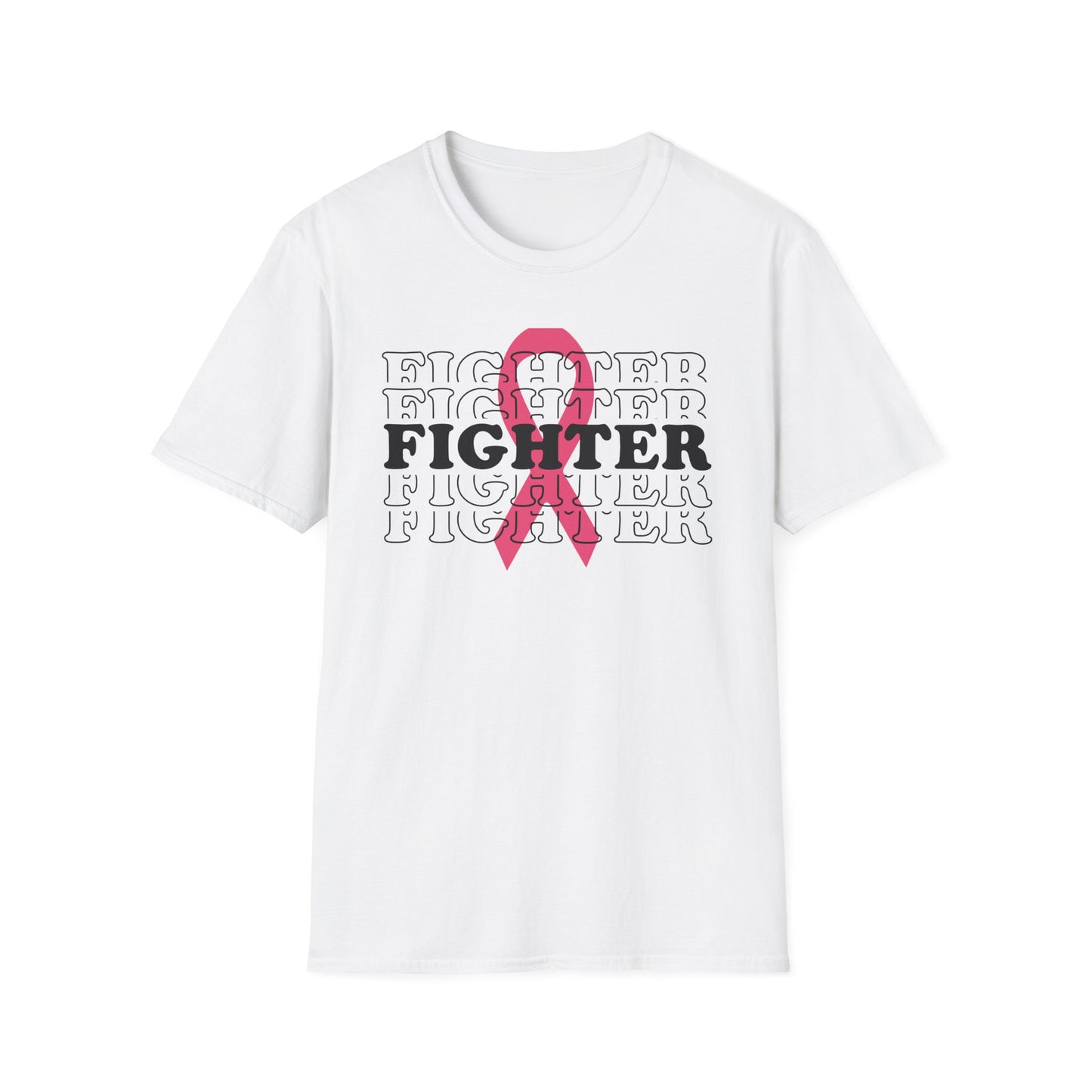Breast Cancer Awareness T-Shirt, Fighter Shirt, Softstyle Tee, Support for Survivors, Perfect Gift for Awareness Events