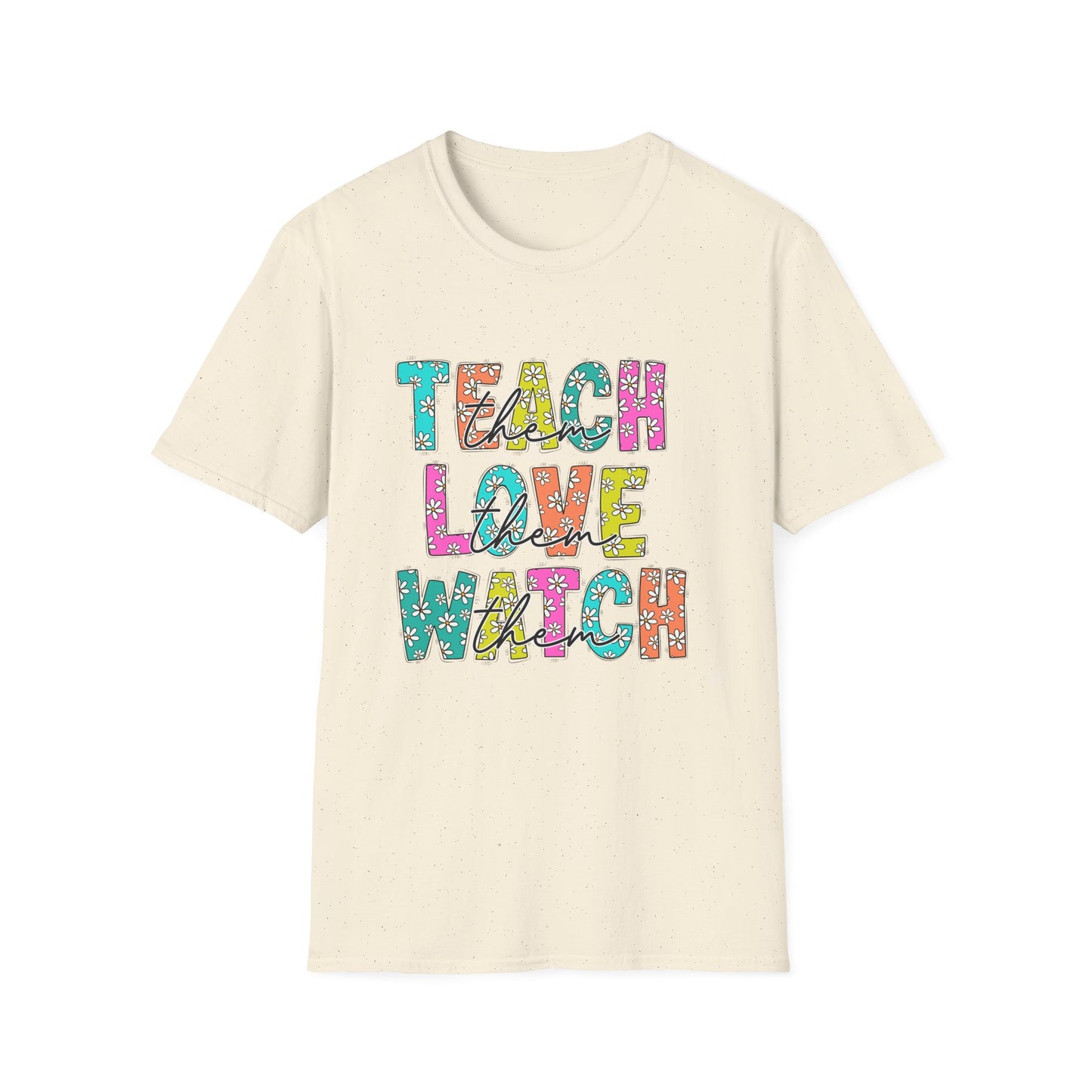 Colorful Teacher Appreciation T-Shirt, Unisex Casual Tee, Fun Gift for Educators, Back to School Shirt, Inspiring Classroom Wear
