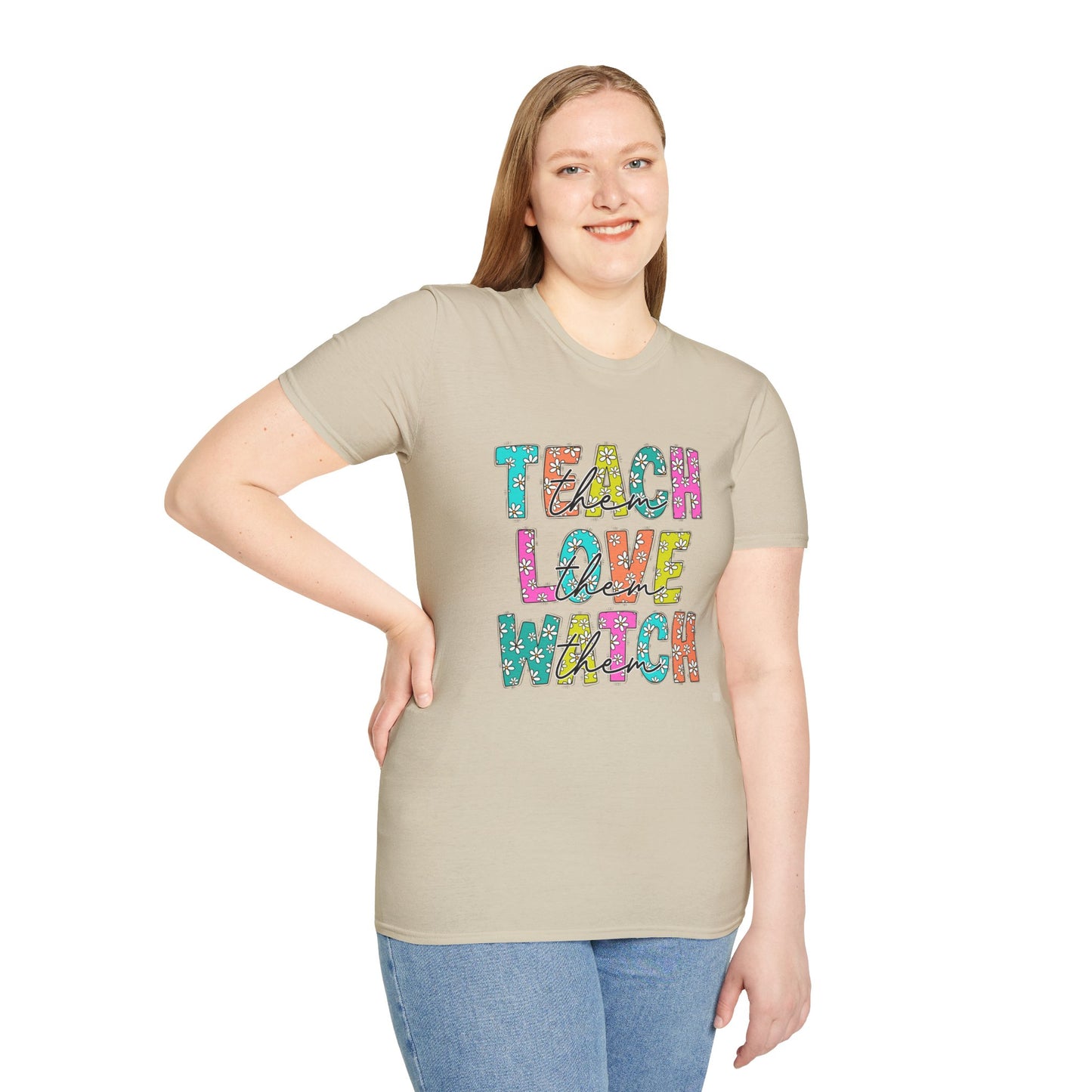 Colorful Teacher Appreciation T-Shirt, Unisex Casual Tee, Fun Gift for Educators, Back to School Shirt, Inspiring Classroom Wear