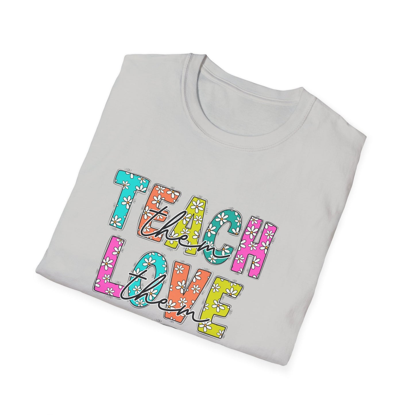 Colorful Teacher Appreciation T-Shirt, Unisex Casual Tee, Fun Gift for Educators, Back to School Shirt, Inspiring Classroom Wear