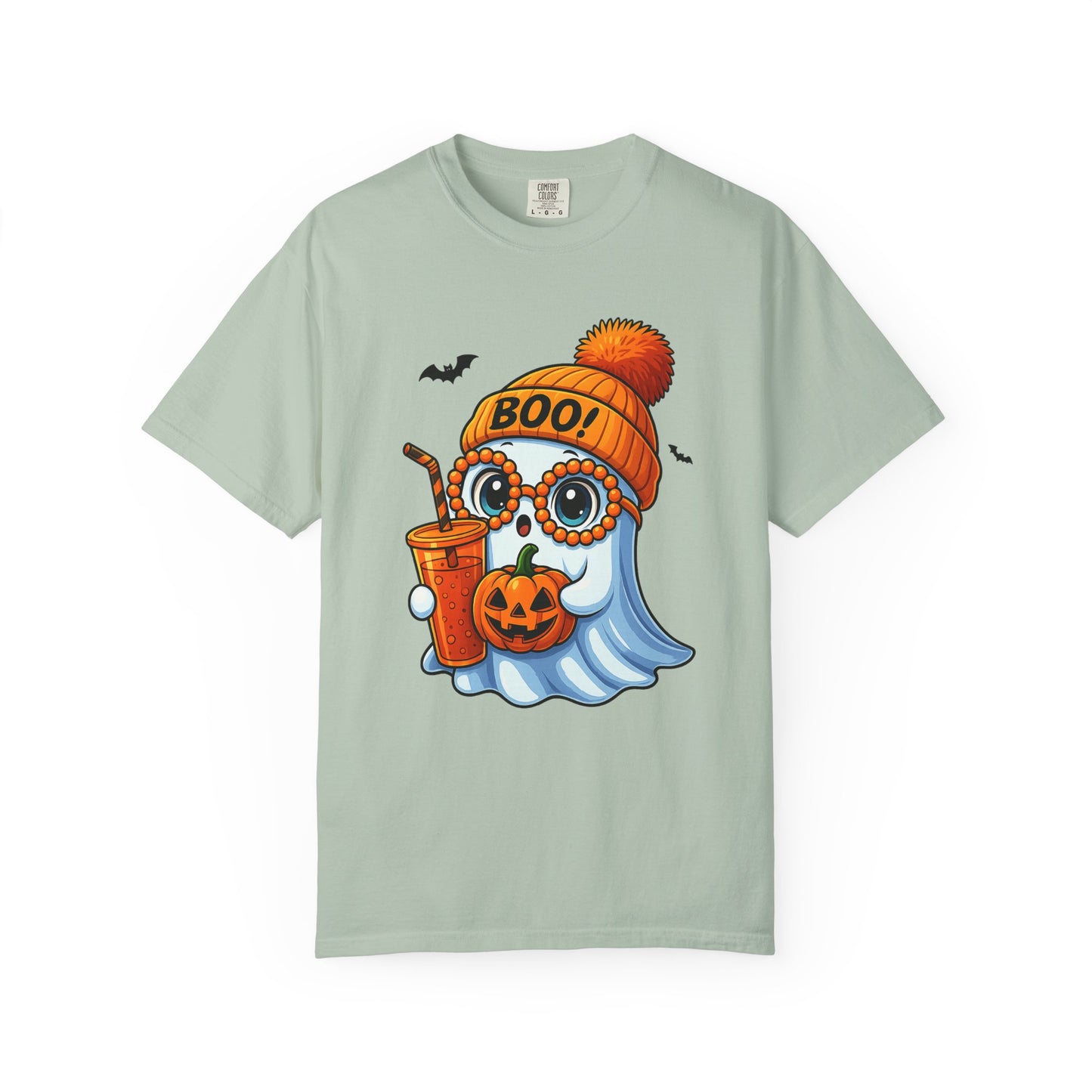 Halloween Ghost T-shirt, Comfortable Unisex Tee, Boo Theme Shirt, Fall Fashion, Spooky Season Gift