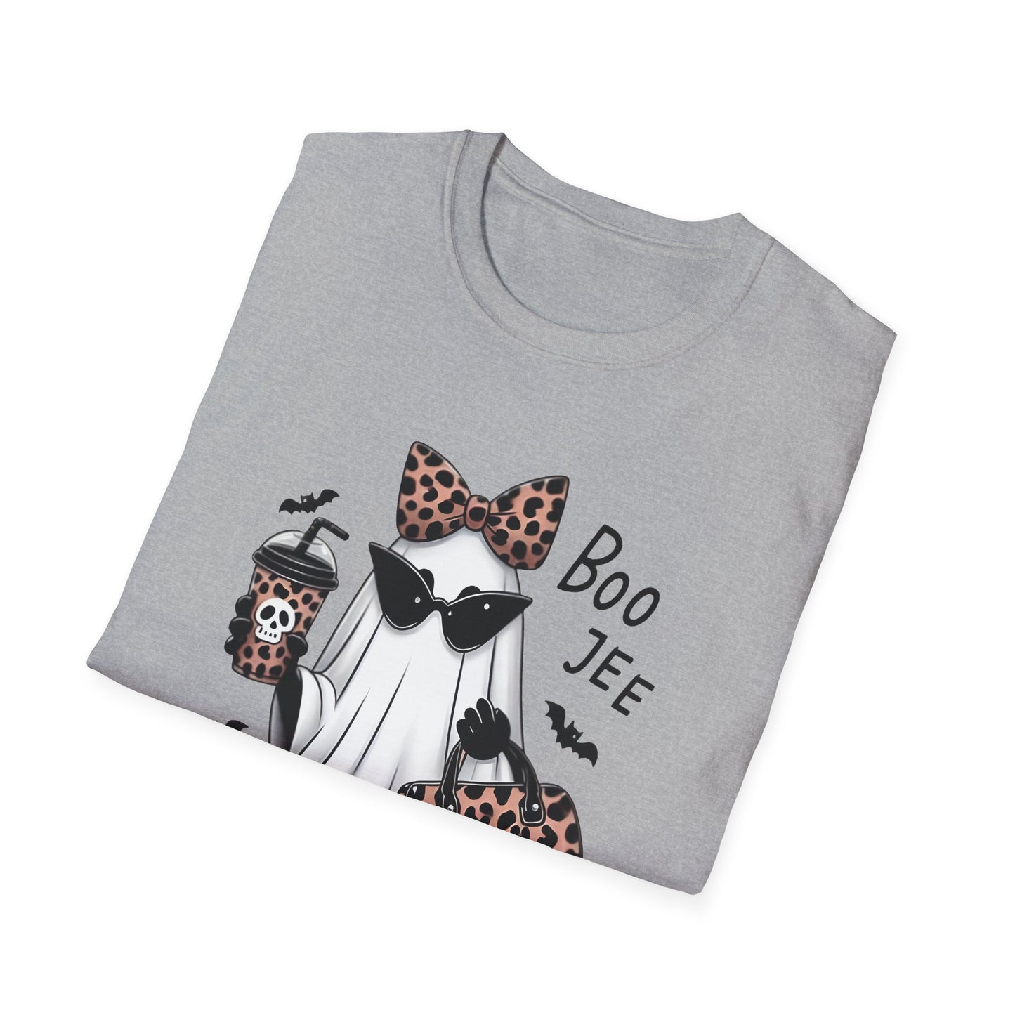 Spooky Chic T-Shirt, Halloween Shirt, Ghost Style Tee, Boo Jee Graphic Tee, Fun Unisex T-Shirt