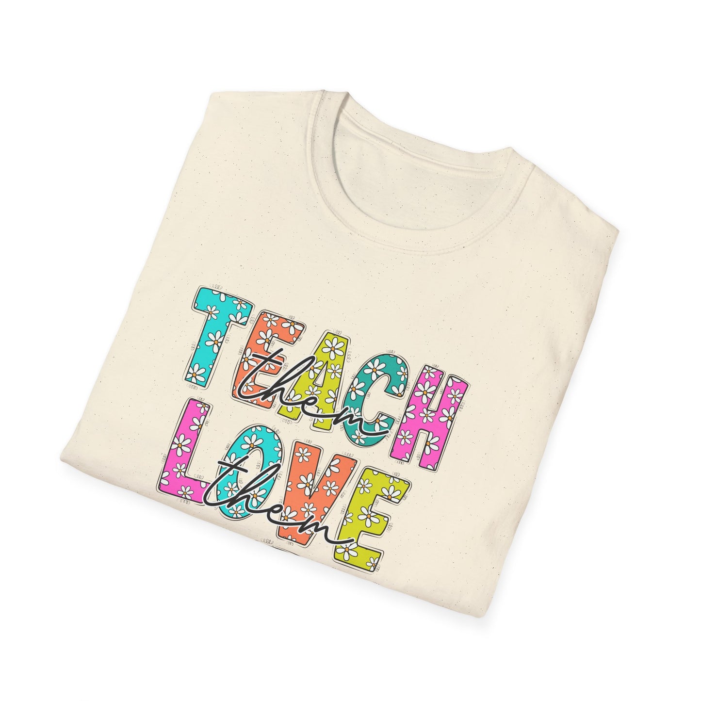 Colorful Teacher Appreciation T-Shirt, Unisex Casual Tee, Fun Gift for Educators, Back to School Shirt, Inspiring Classroom Wear