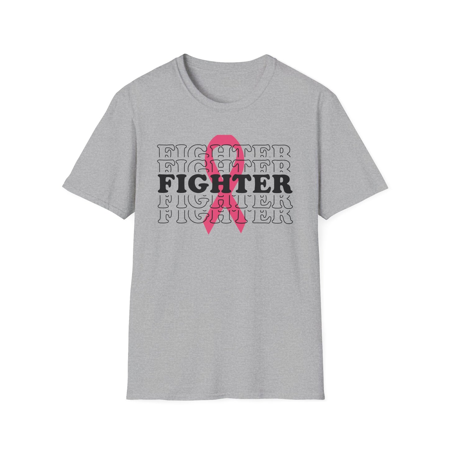 Breast Cancer Awareness T-Shirt, Fighter Shirt, Softstyle Tee, Support for Survivors, Perfect Gift for Awareness Events