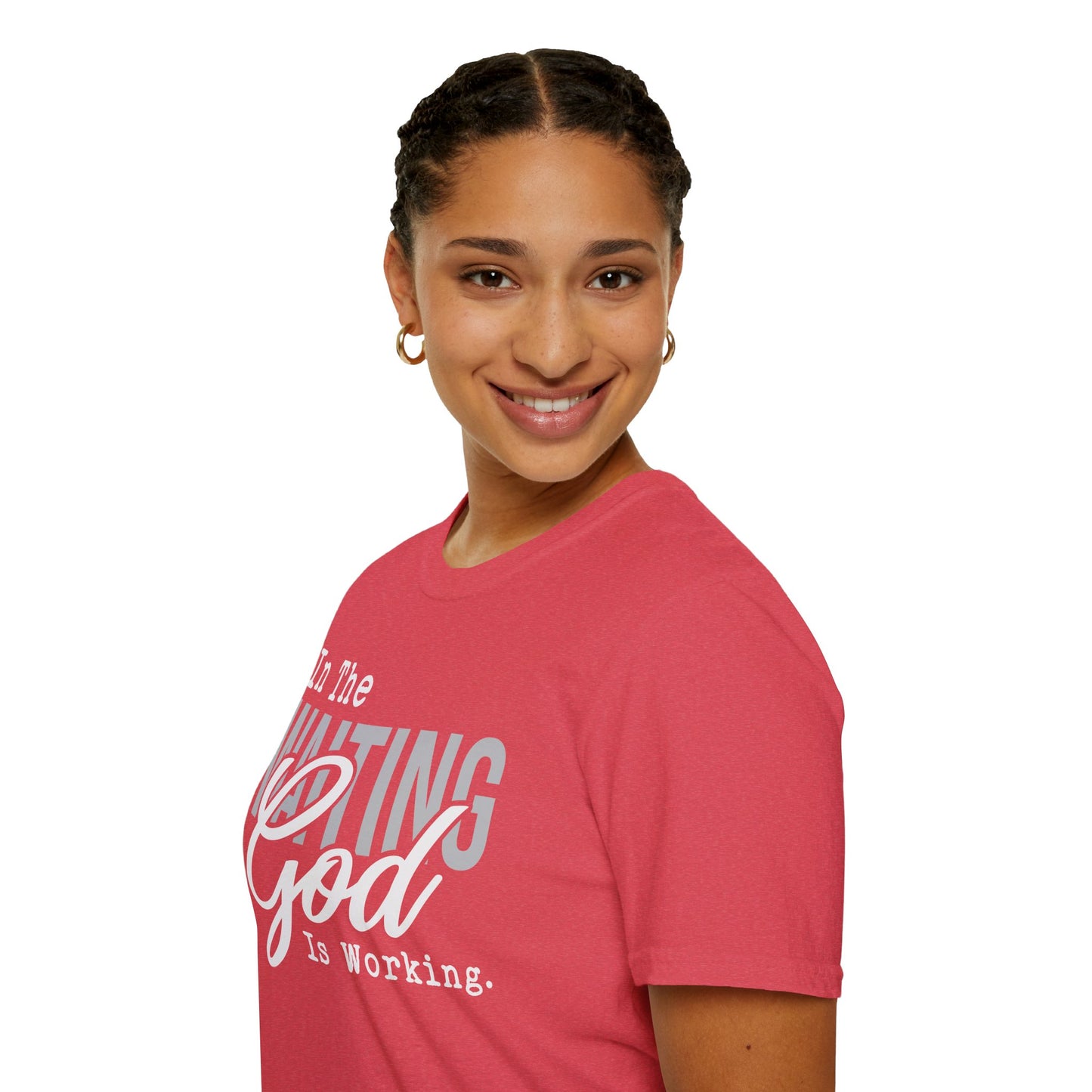 Faith-Inspired Unisex T-Shirt – Waiting on God Design, Spiritual Shirt, Christian Gift, Inspirational Apparel, Faith-Based Wear