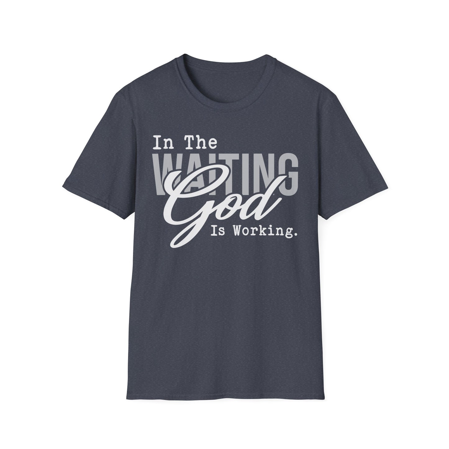 Faith-Inspired Unisex T-Shirt – Waiting on God Design, Spiritual Shirt, Christian Gift, Inspirational Apparel, Faith-Based Wear
