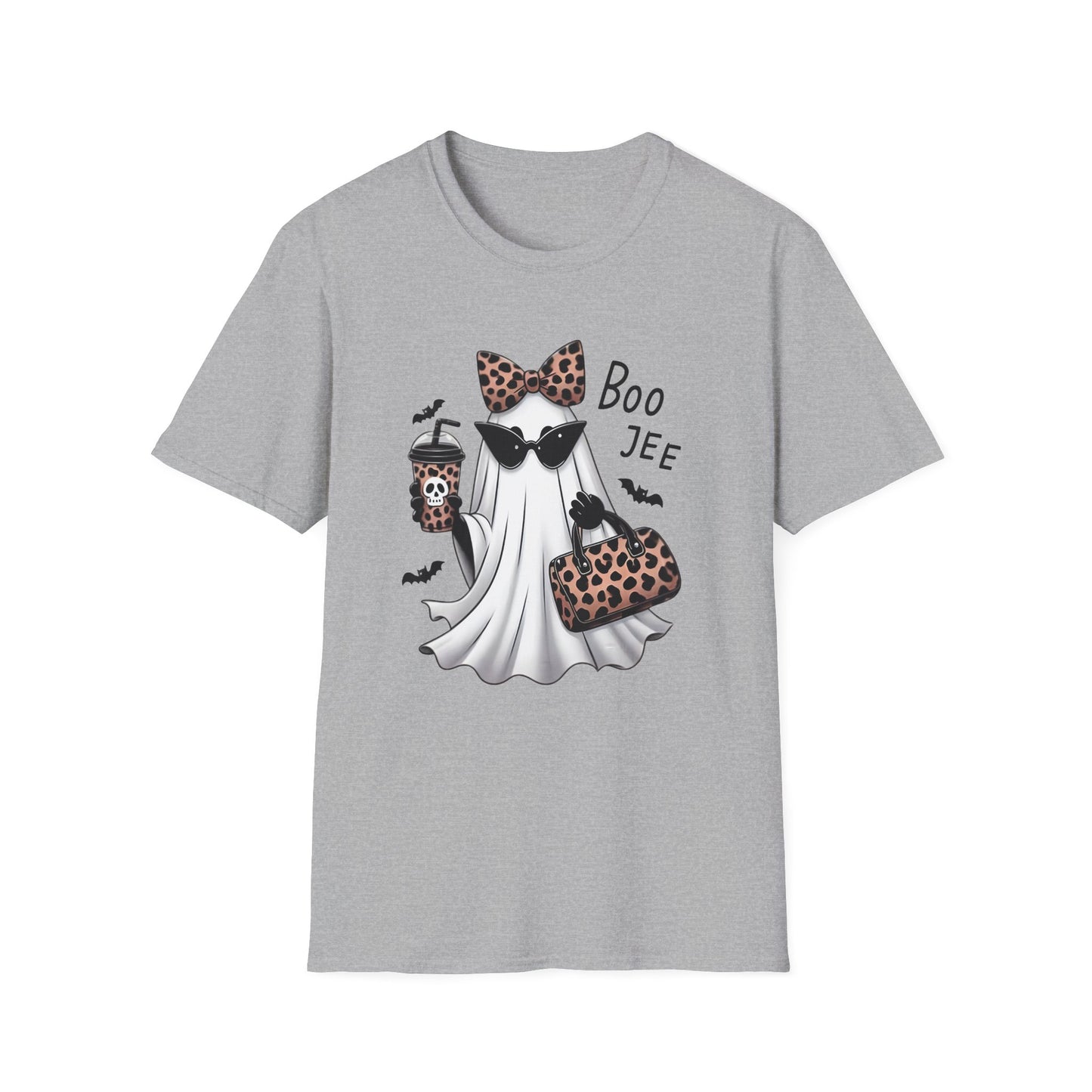 Spooky Chic T-Shirt, Halloween Shirt, Ghost Style Tee, Boo Jee Graphic Tee, Fun Unisex T-Shirt