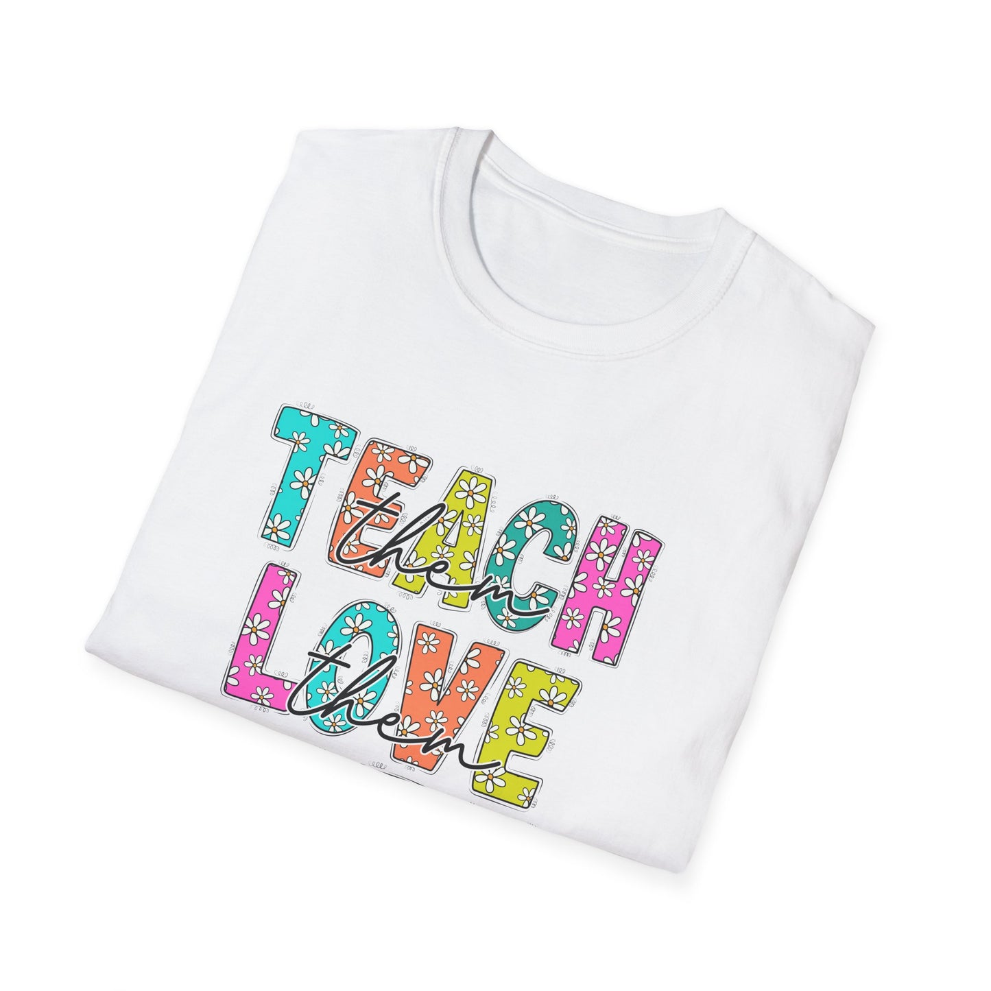 Colorful Teacher Appreciation T-Shirt, Unisex Casual Tee, Fun Gift for Educators, Back to School Shirt, Inspiring Classroom Wear