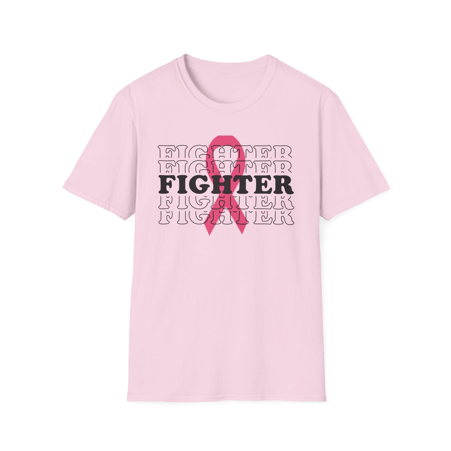 Breast Cancer Awareness T-Shirt, Fighter Shirt, Softstyle Tee, Support for Survivors, Perfect Gift for Awareness Events