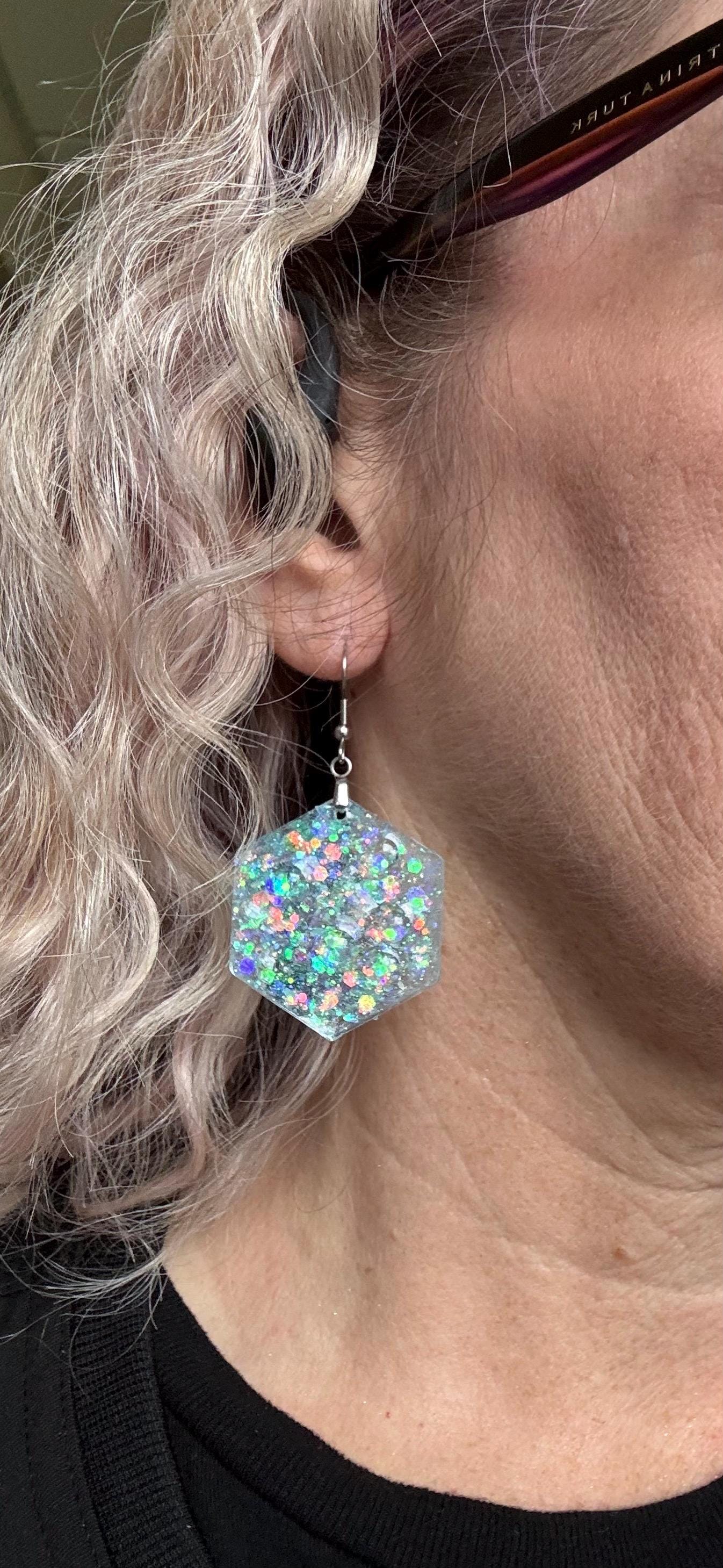 Sparkle, Sparkle Resin Earrings