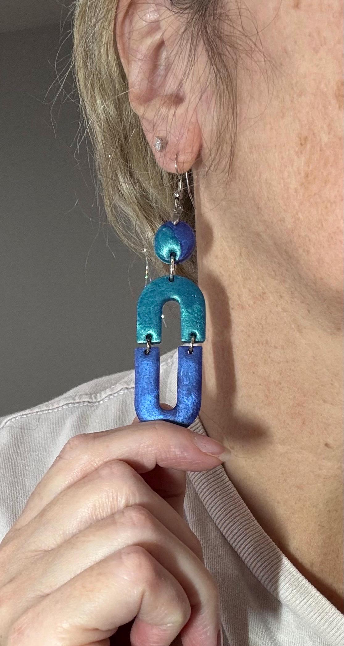 Resin Dangle Earrings