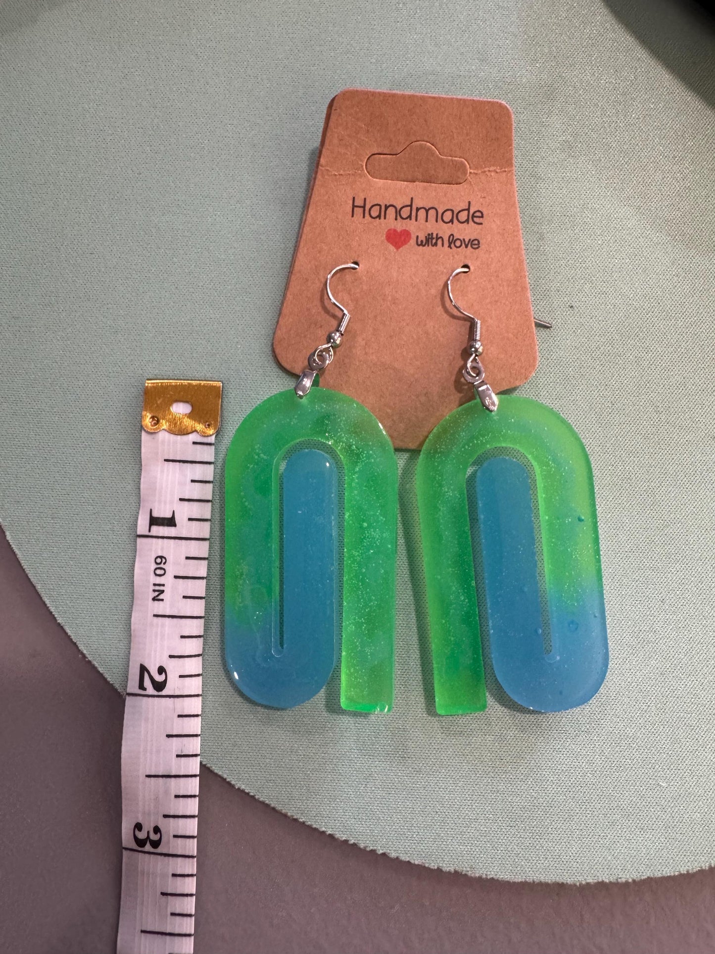 Swirl Resin Earrings