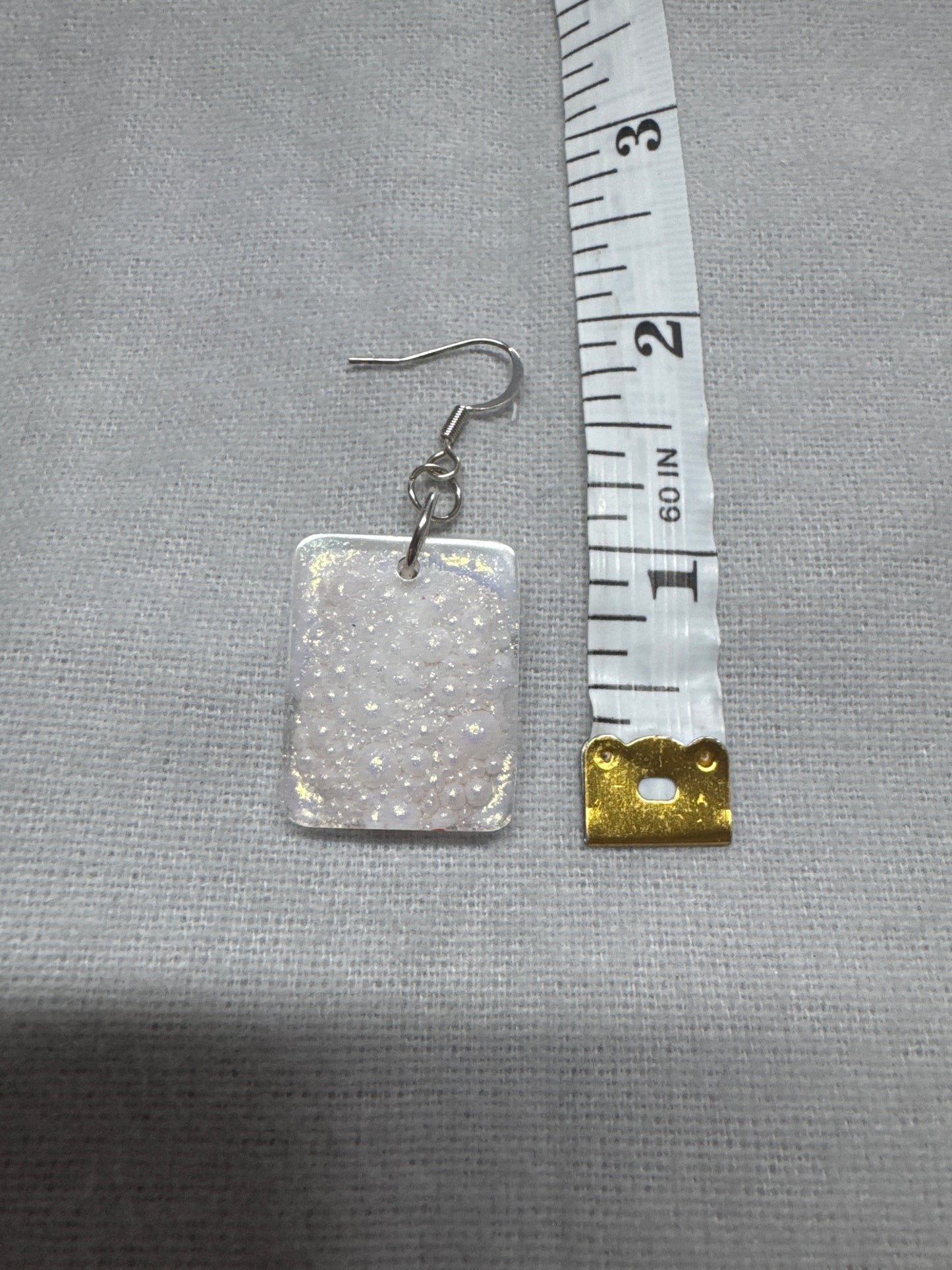 Resin “Bath Time Bubbles”  Earrings