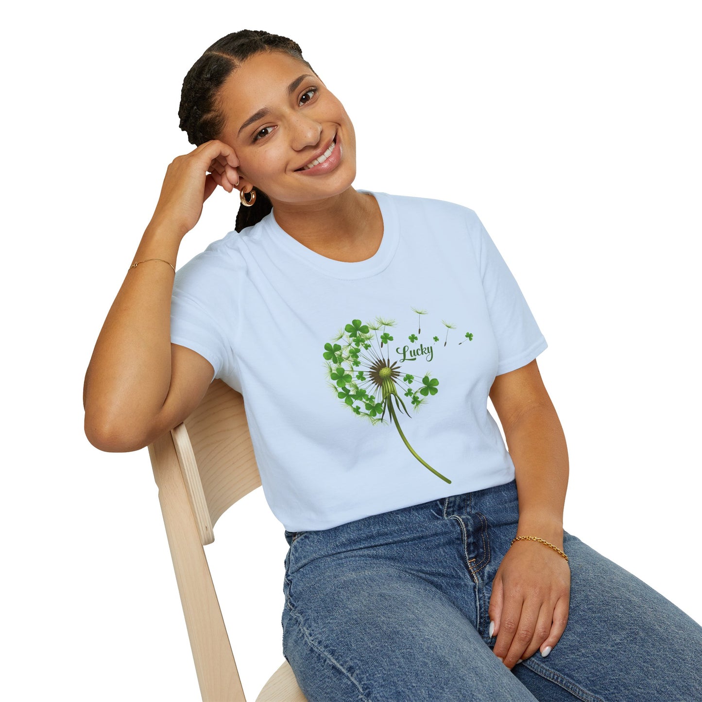 Lucky Clover Dandelion T-Shirt