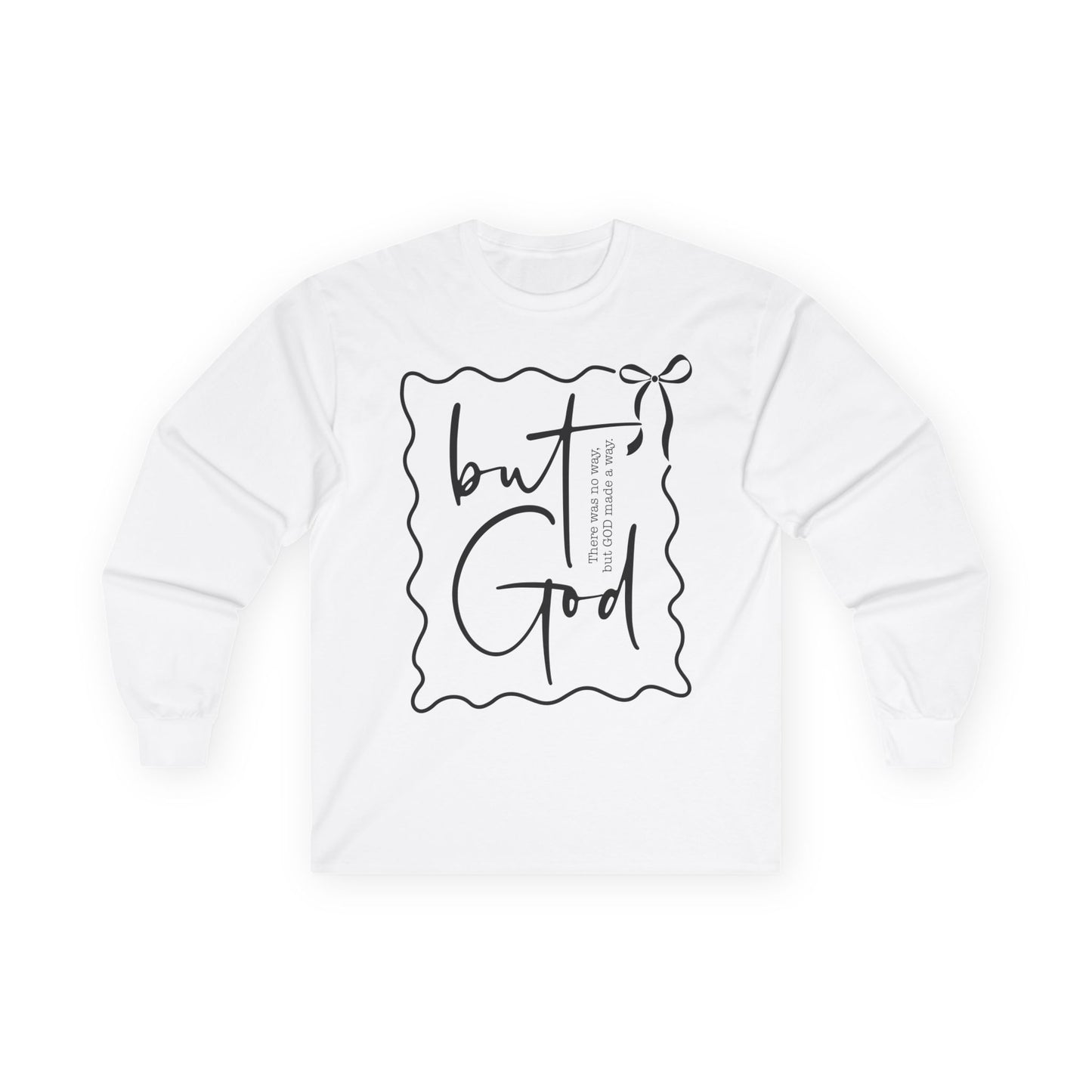 Faith-Inspired Long Sleeve Tee - Perfect for God’s Love, Christian Apparel, Gift for Her, Inspirational Wear, Cozy Outfit