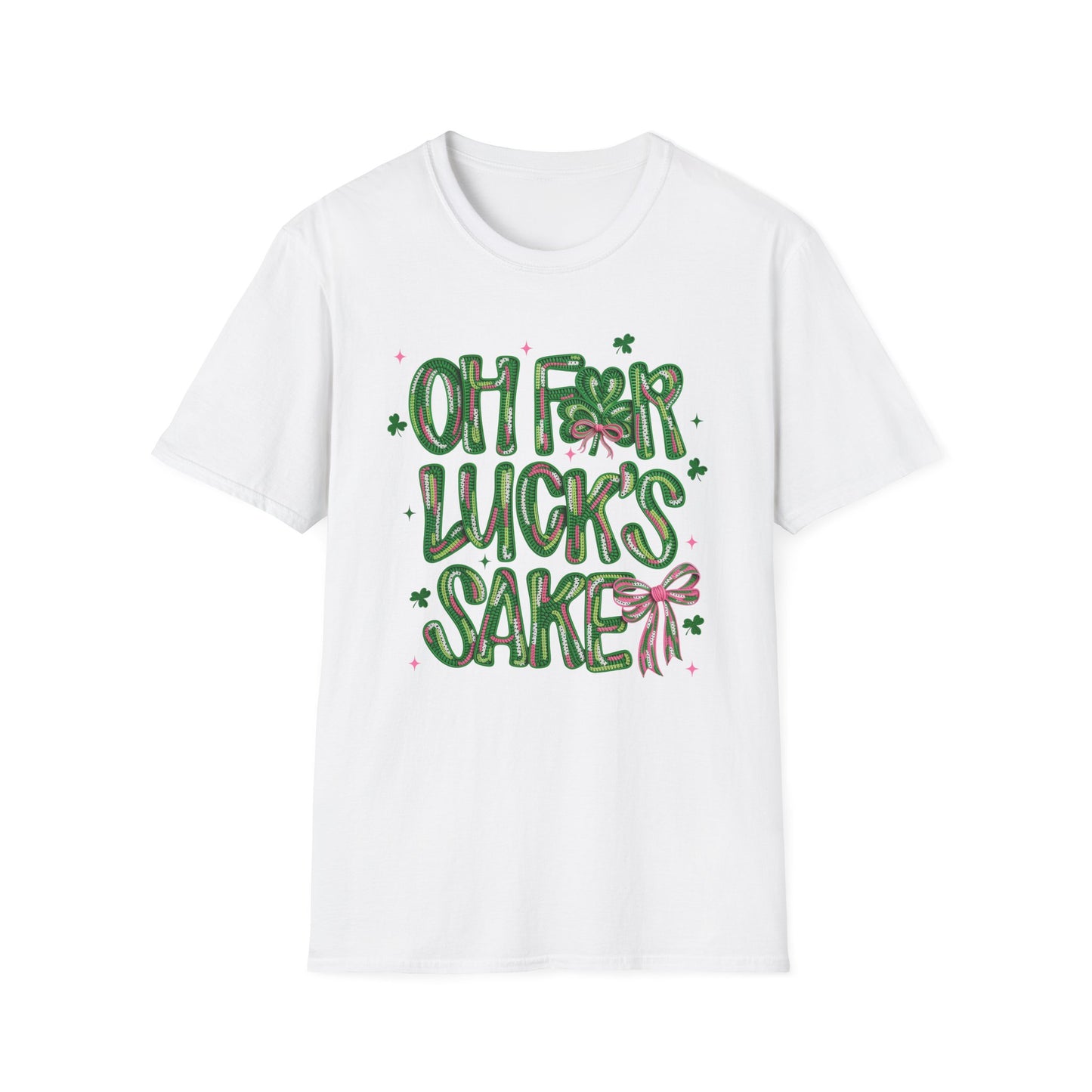 Oh For Luck's Sake T-Shirt — Funny St. Patrick’s Day Shamrock Tee