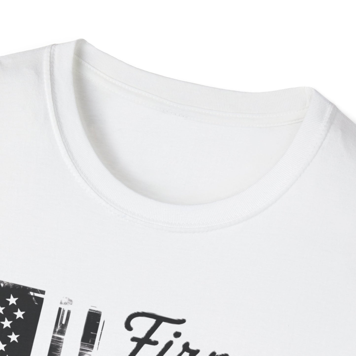 Patriotic Tribute T-Shirt - Firm in Faith, Fierce in Justice - Ideal for Memorials, Gift for Veterans, Casual Wear, Independence Day, [...]