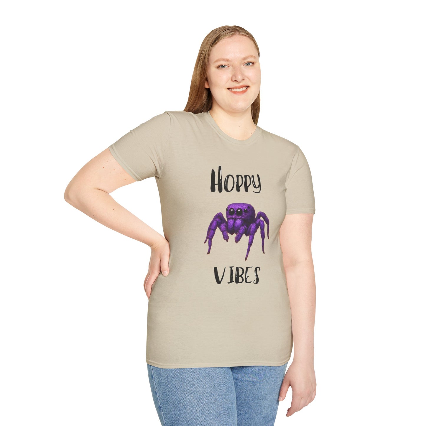Hoppy Vibes Unisex T-Shirt | Fun Graphic Tee for Spooky Season, Casual Wear, Gift for Halloween Lovers, Unique Spooky Apparel