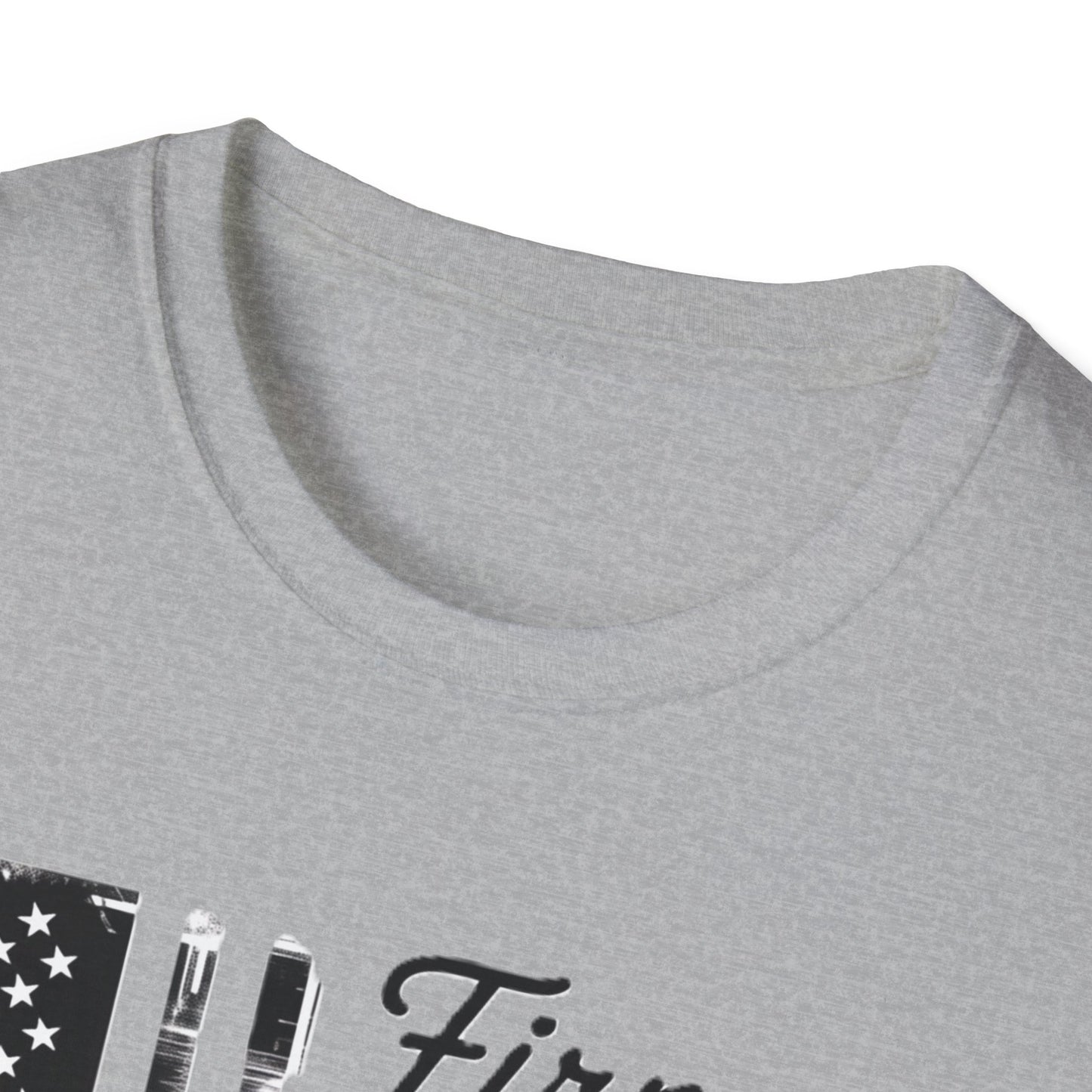 Patriotic Tribute T-Shirt - Firm in Faith, Fierce in Justice - Ideal for Memorials, Gift for Veterans, Casual Wear, Independence Day, [...]