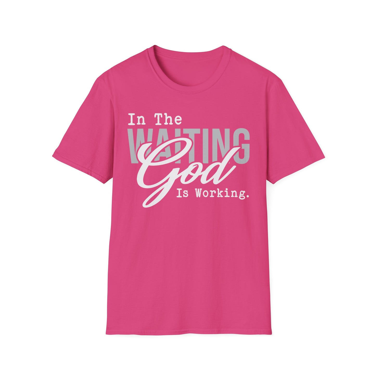 Faith-Inspired Unisex T-Shirt – Waiting on God Design, Spiritual Shirt, Christian Gift, Inspirational Apparel, Faith-Based Wear