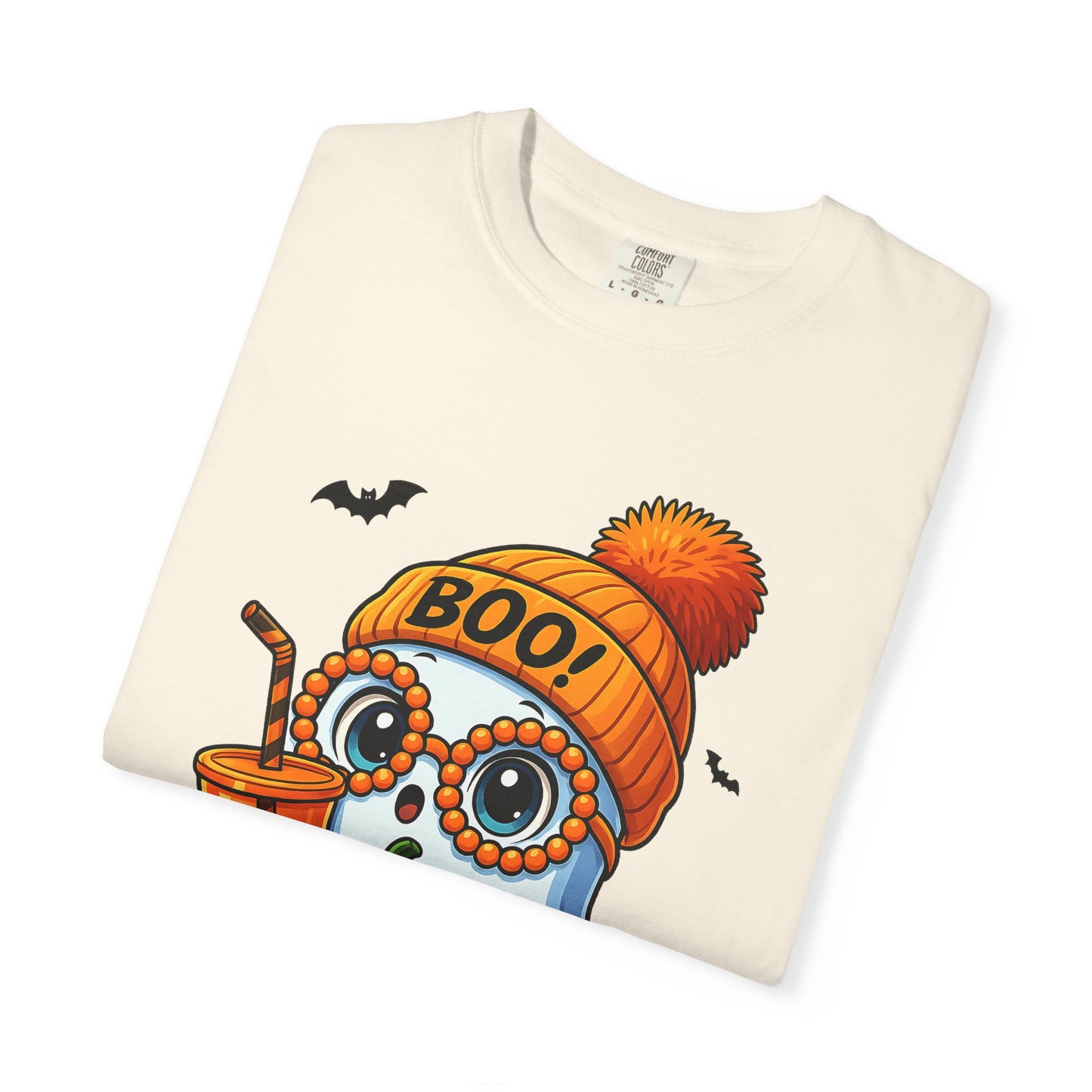 Halloween Ghost T-shirt, Comfortable Unisex Tee, Boo Theme Shirt, Fall Fashion, Spooky Season Gift