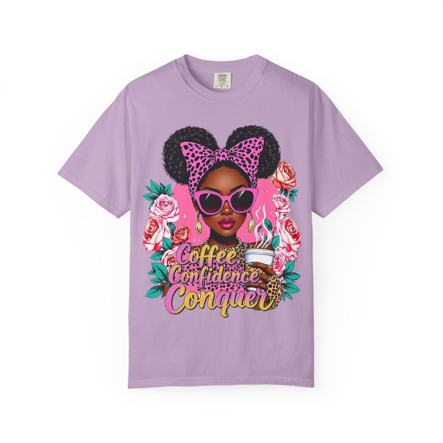 Empowering Coffee Queen T-Shirt, Confidence Tee, Motivational Shirt, Gift for Her, Inspirational Apparel