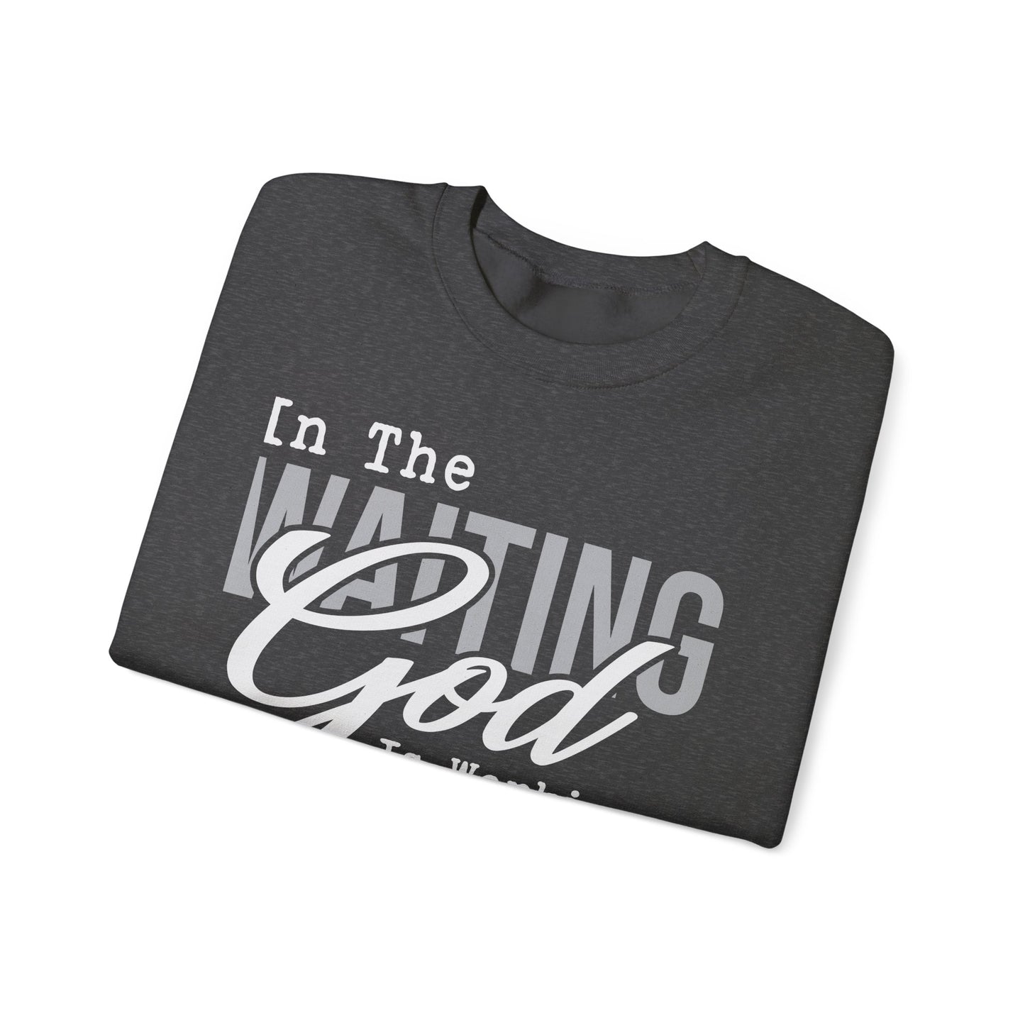 Inspirational Unisex Sweatshirt - 'In The Waiting God Is Working' - Cozy Gift for Faithful Friends, Spiritual Motivational Wear, [...]
