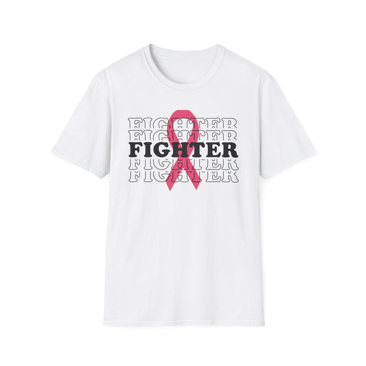 Breast Cancer Awareness T-Shirt, Fighter Shirt, Softstyle Tee, Support for Survivors, Perfect Gift for Awareness Events