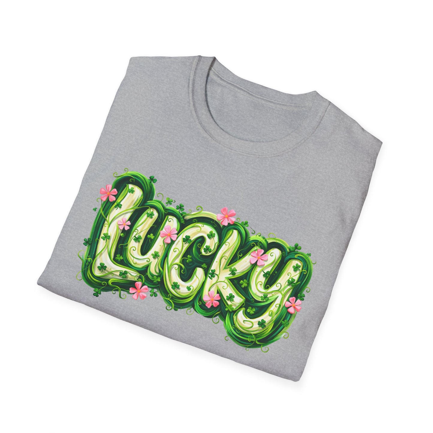 Lucky Clover T-Shirt — St. Patrick's Day Floral Graphic Tee