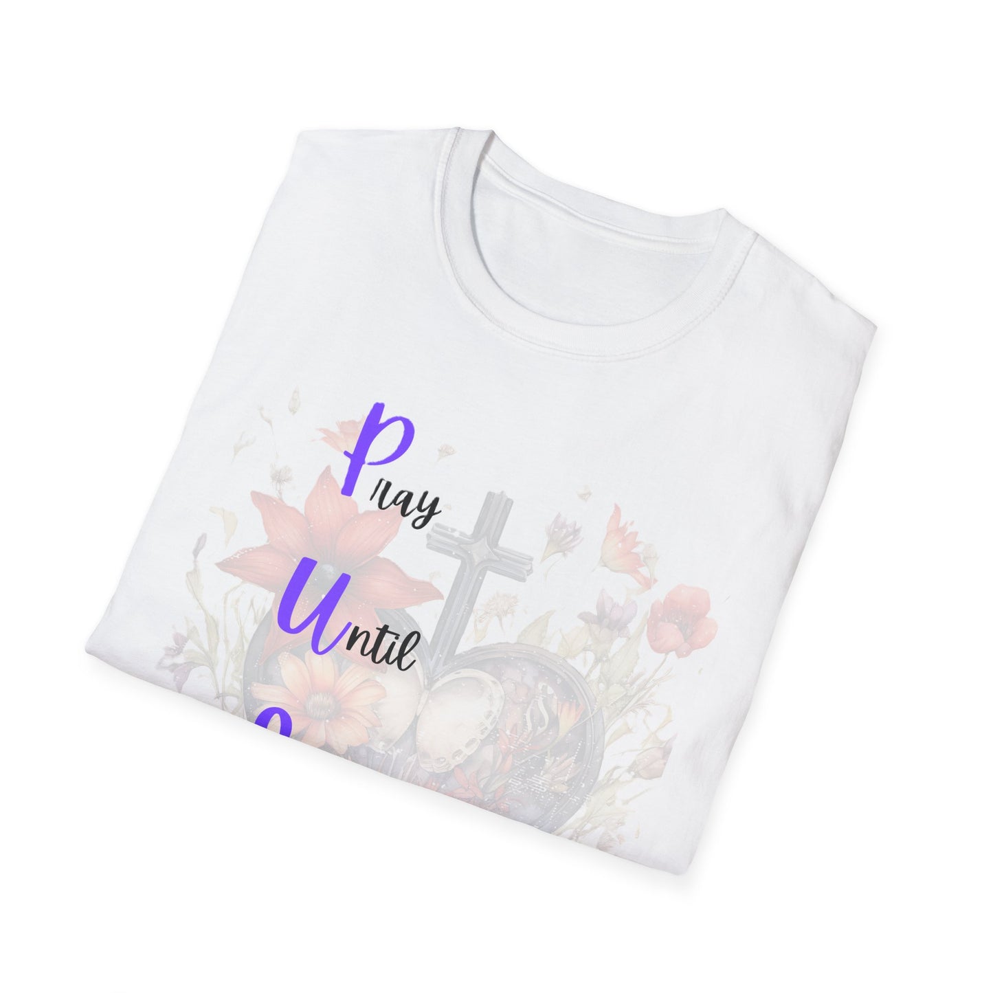 Inspirational Unisex T-Shirt - P.U.S.H. Pray Until Something Happens, Motivational Shirt, Faith-Based Apparel, Gift for Believers, [...]