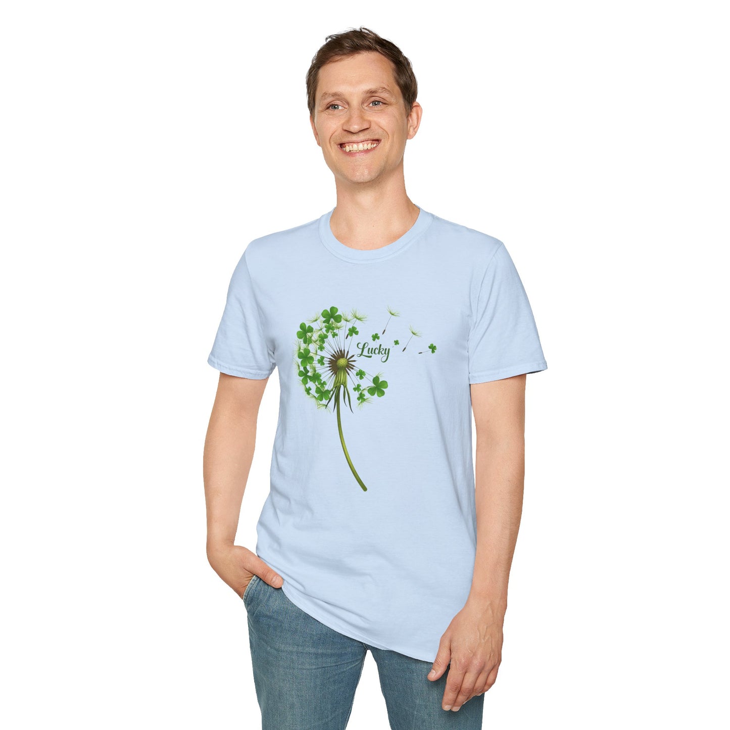 Lucky Clover Dandelion T-Shirt