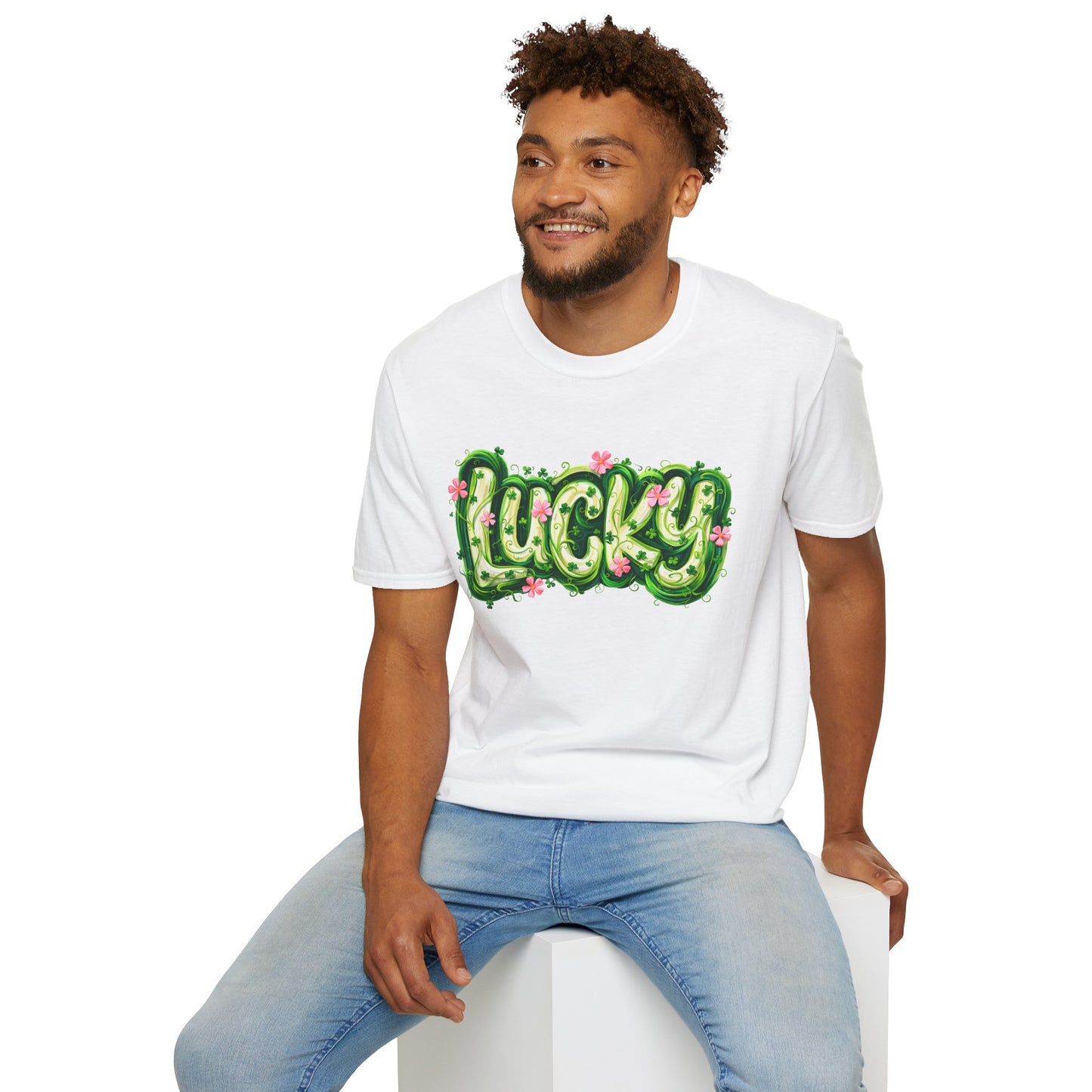 Lucky Clover T-Shirt — St. Patrick's Day Floral Graphic Tee