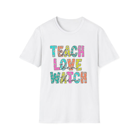Colorful Teacher Appreciation T-Shirt, Unisex Casual Tee, Fun Gift for Educators, Back to School Shirt, Inspiring Classroom Wear
