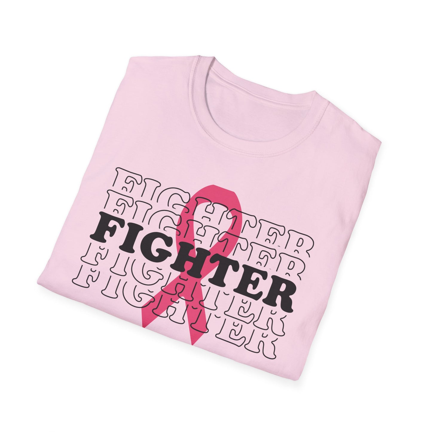 Breast Cancer Awareness T-Shirt, Fighter Shirt, Softstyle Tee, Support for Survivors, Perfect Gift for Awareness Events