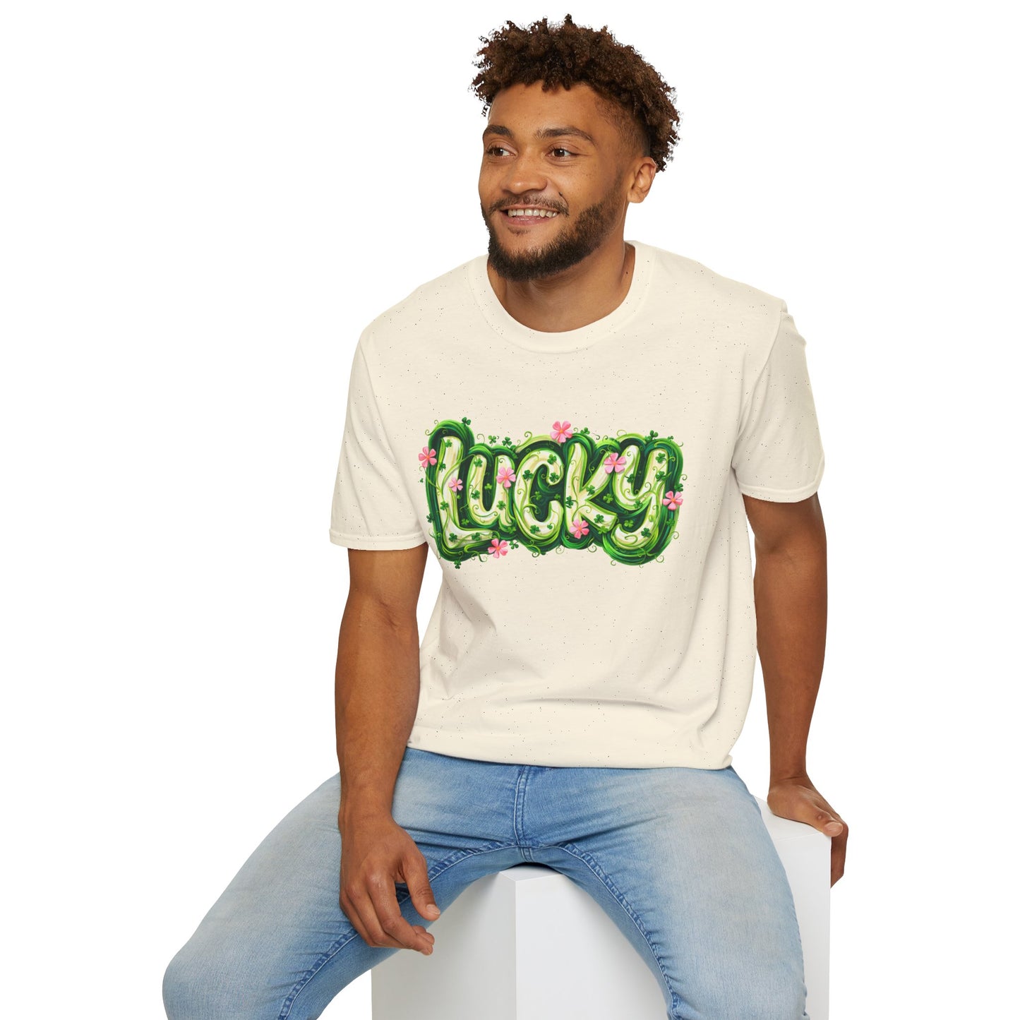 Lucky Clover T-Shirt — St. Patrick's Day Floral Graphic Tee