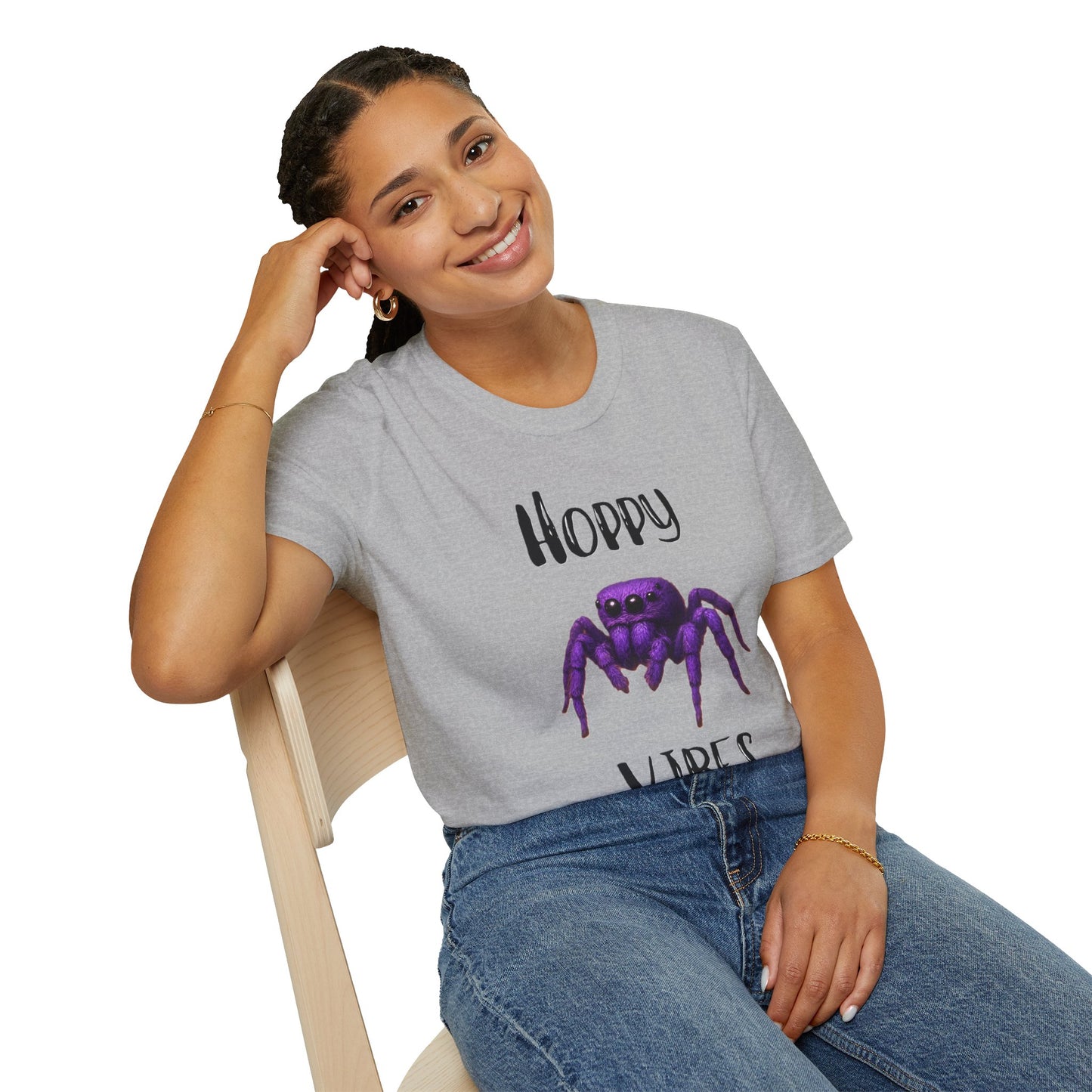 Hoppy Vibes Unisex T-Shirt | Fun Graphic Tee for Spooky Season, Casual Wear, Gift for Halloween Lovers, Unique Spooky Apparel