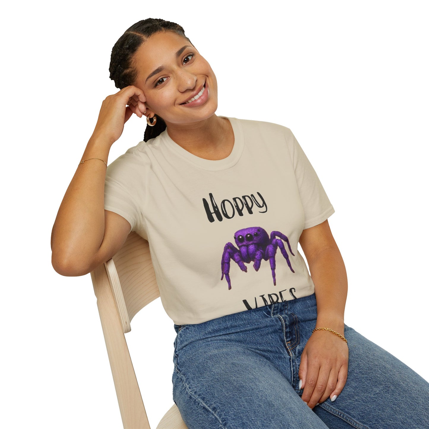 Hoppy Vibes Unisex T-Shirt | Fun Graphic Tee for Spooky Season, Casual Wear, Gift for Halloween Lovers, Unique Spooky Apparel