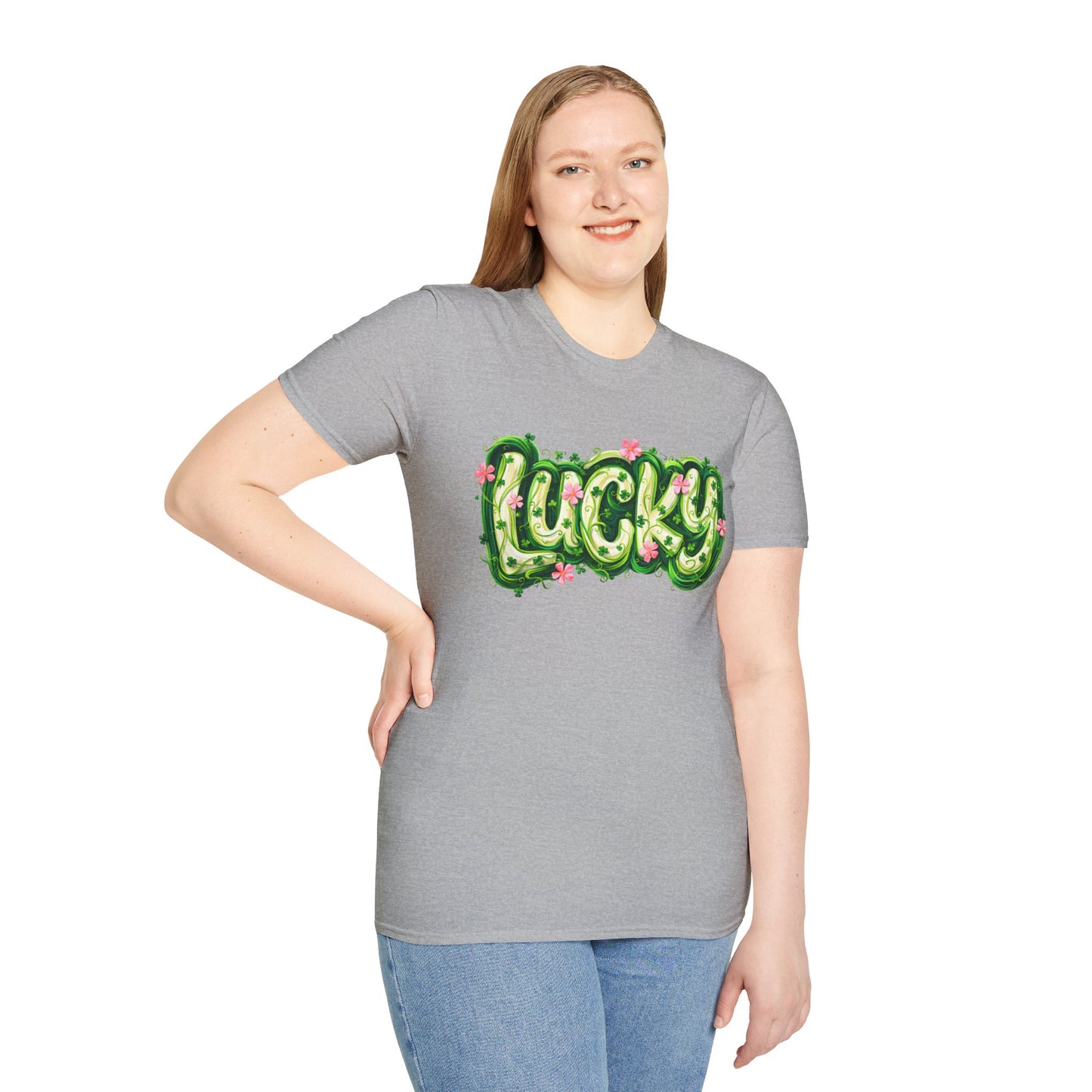 Lucky Clover T-Shirt — St. Patrick's Day Floral Graphic Tee