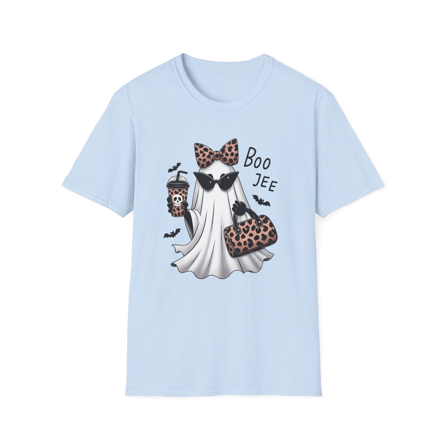 Spooky Chic T-Shirt, Halloween Shirt, Ghost Style Tee, Boo Jee Graphic Tee, Fun Unisex T-Shirt