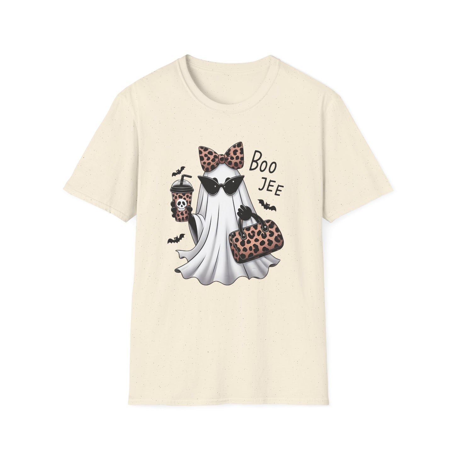 Spooky Chic T-Shirt, Halloween Shirt, Ghost Style Tee, Boo Jee Graphic Tee, Fun Unisex T-Shirt