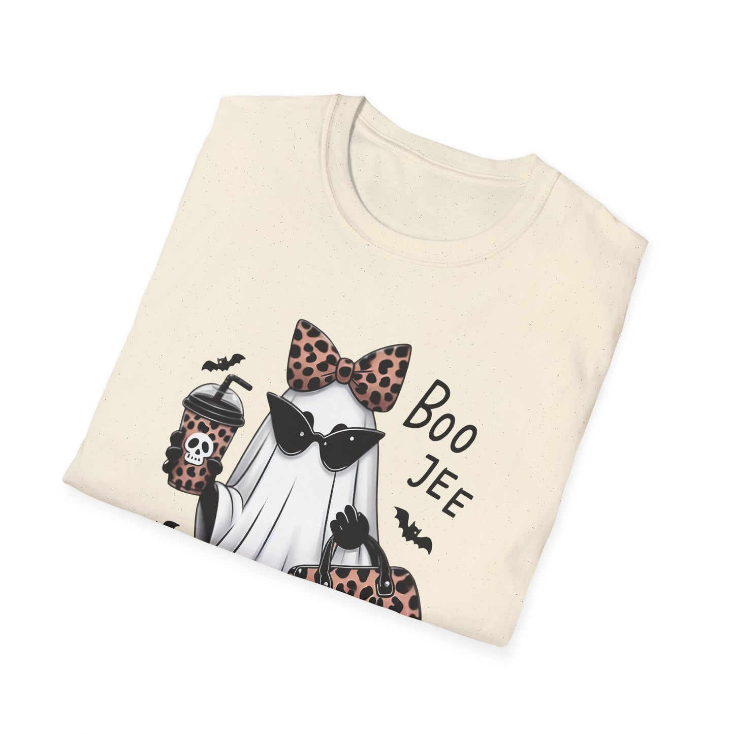 Spooky Chic T-Shirt, Halloween Shirt, Ghost Style Tee, Boo Jee Graphic Tee, Fun Unisex T-Shirt