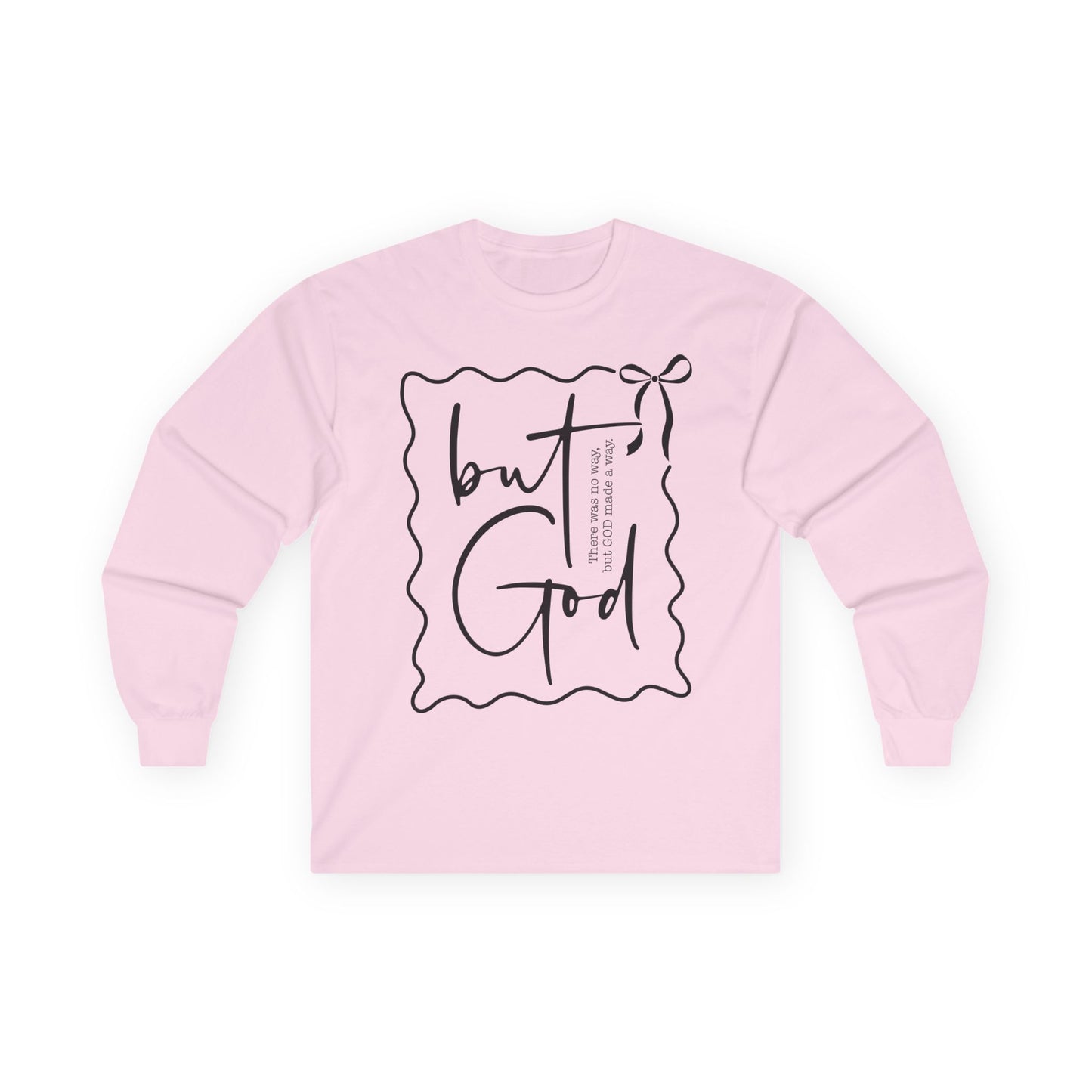 Faith-Inspired Long Sleeve Tee - Perfect for God’s Love, Christian Apparel, Gift for Her, Inspirational Wear, Cozy Outfit