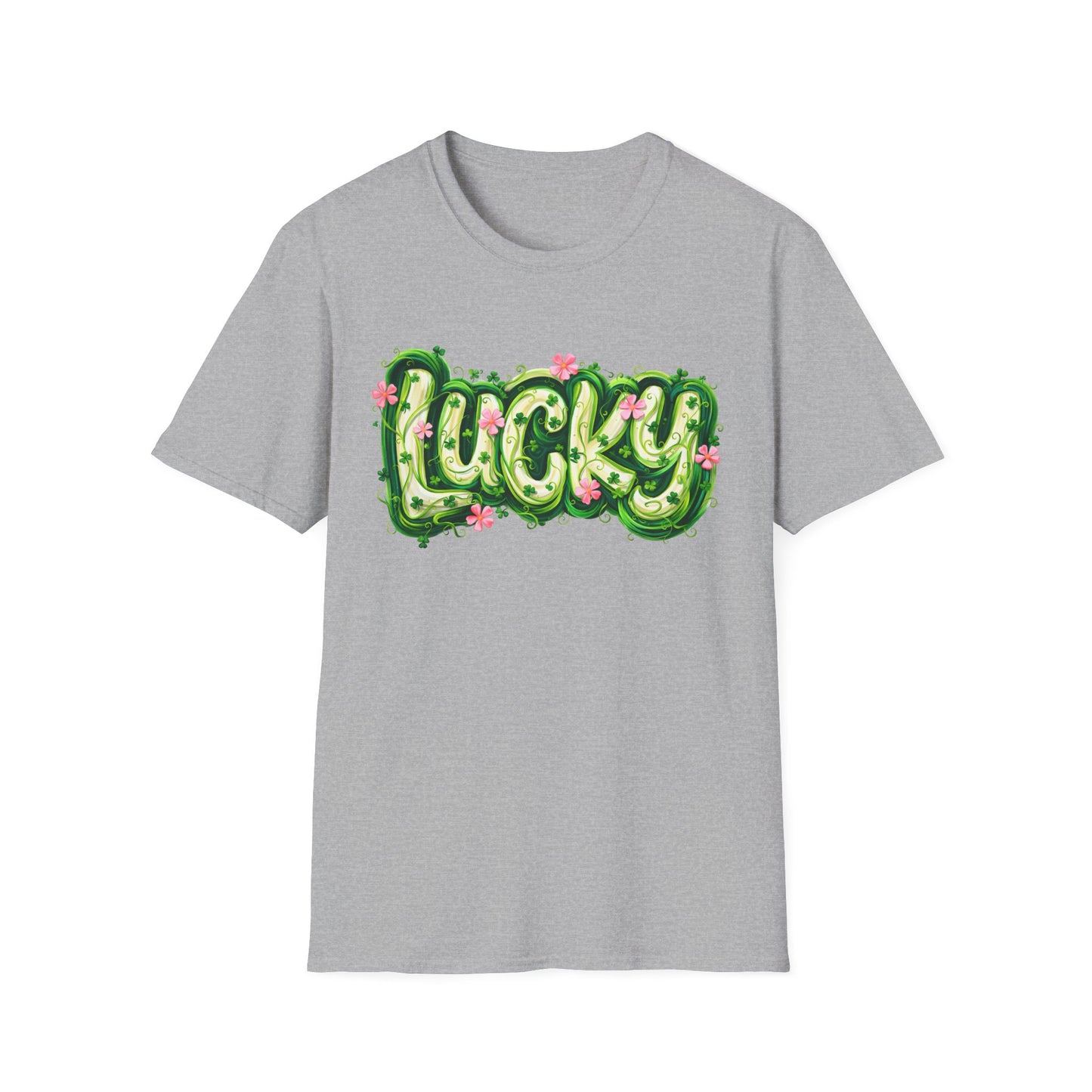 Lucky Clover T-Shirt — St. Patrick's Day Floral Graphic Tee