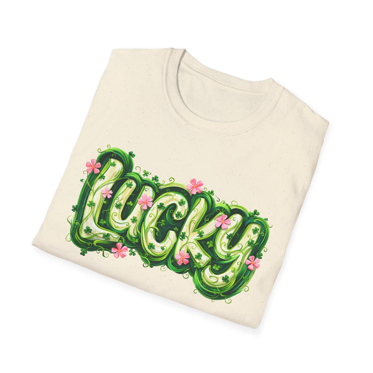 Lucky Clover T-Shirt — St. Patrick's Day Floral Graphic Tee