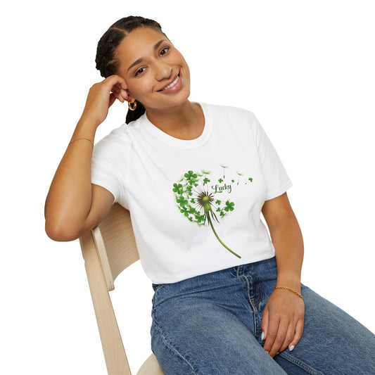 Lucky Clover Dandelion T-Shirt